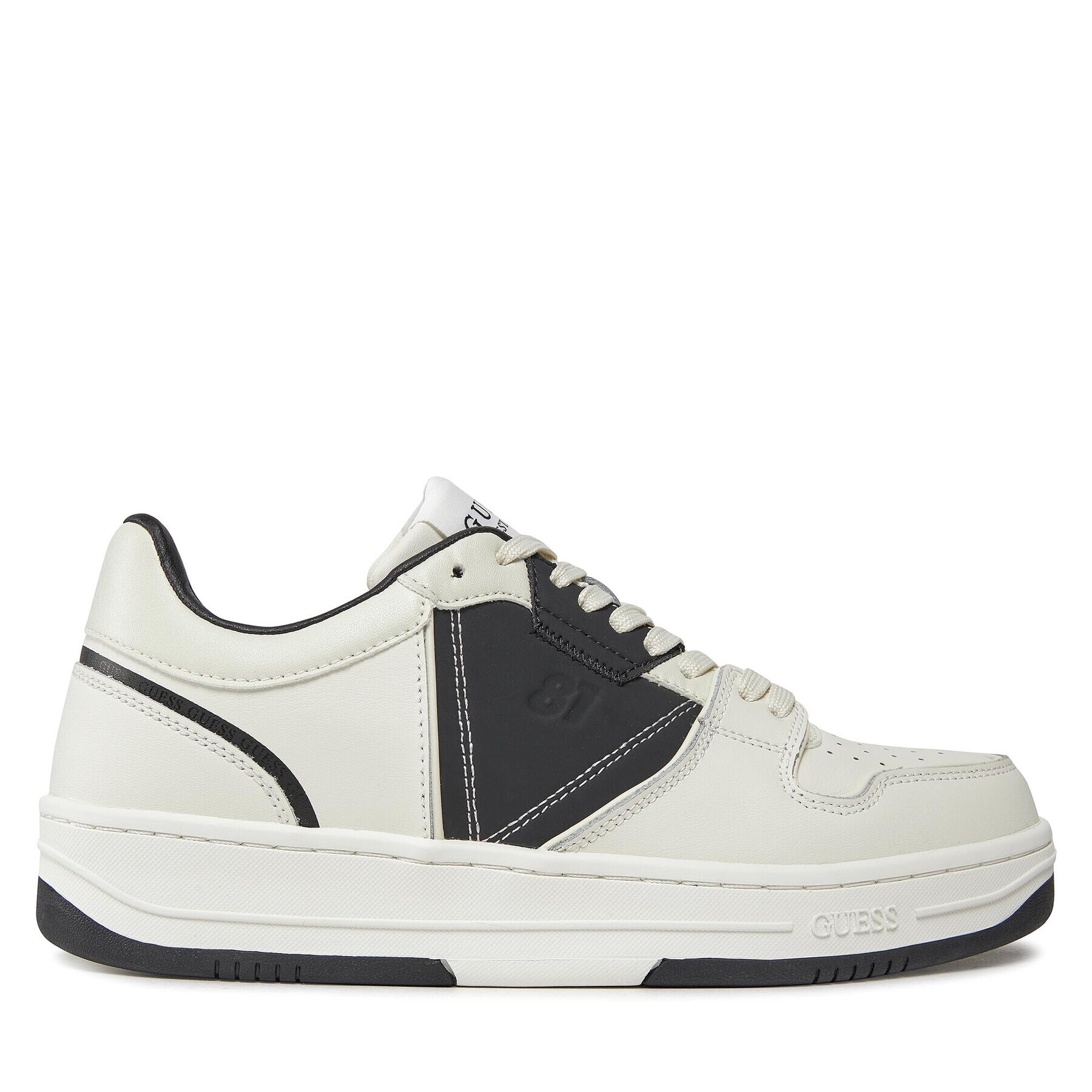 Guess Сникърси Ancona Low FMPANC LEA12 Бял - Pepit.bg