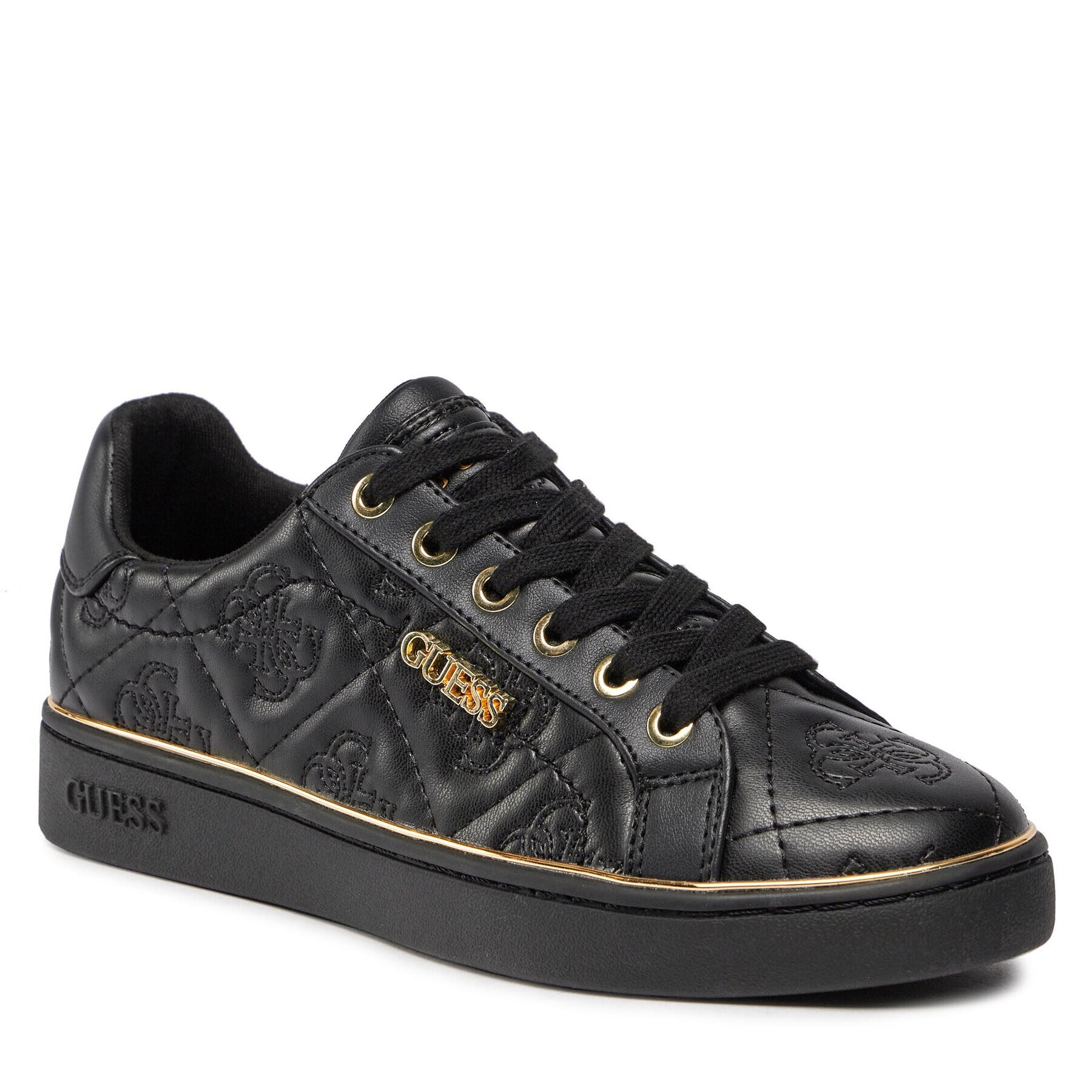 Guess Сникърси Backie10 FLPB10 FAL12 Черен - Pepit.bg