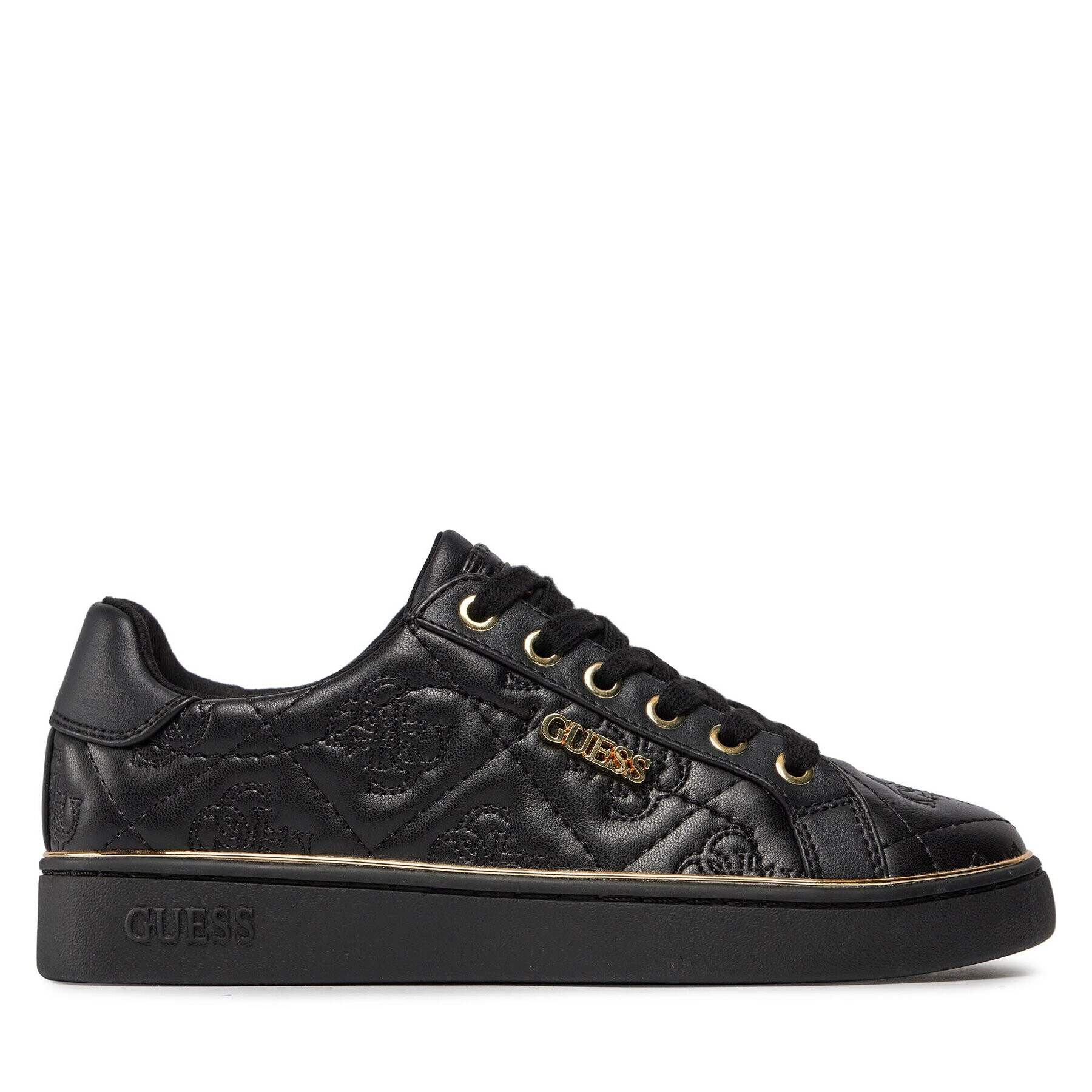 Guess Сникърси Backie10 FLPB10 FAL12 Черен - Pepit.bg
