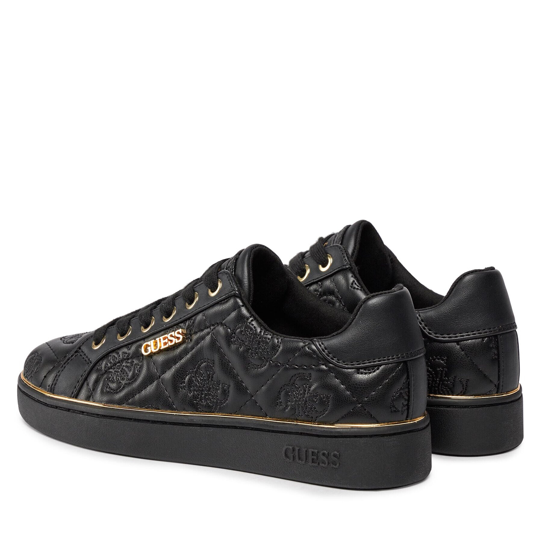 Guess Сникърси Backie10 FLPB10 FAL12 Черен - Pepit.bg