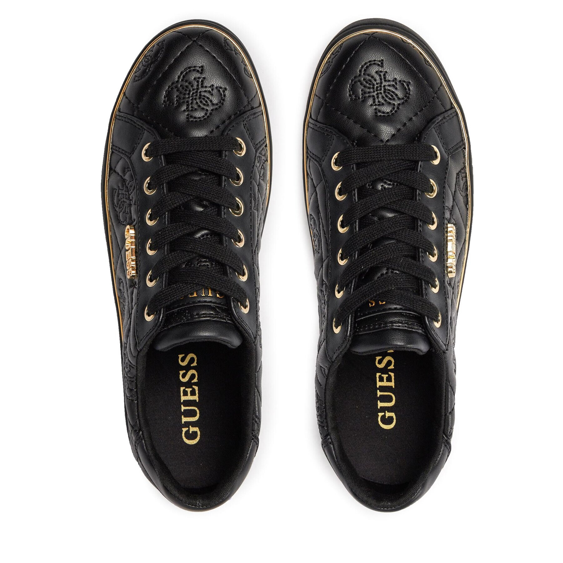Guess Сникърси Backie10 FLPB10 FAL12 Черен - Pepit.bg