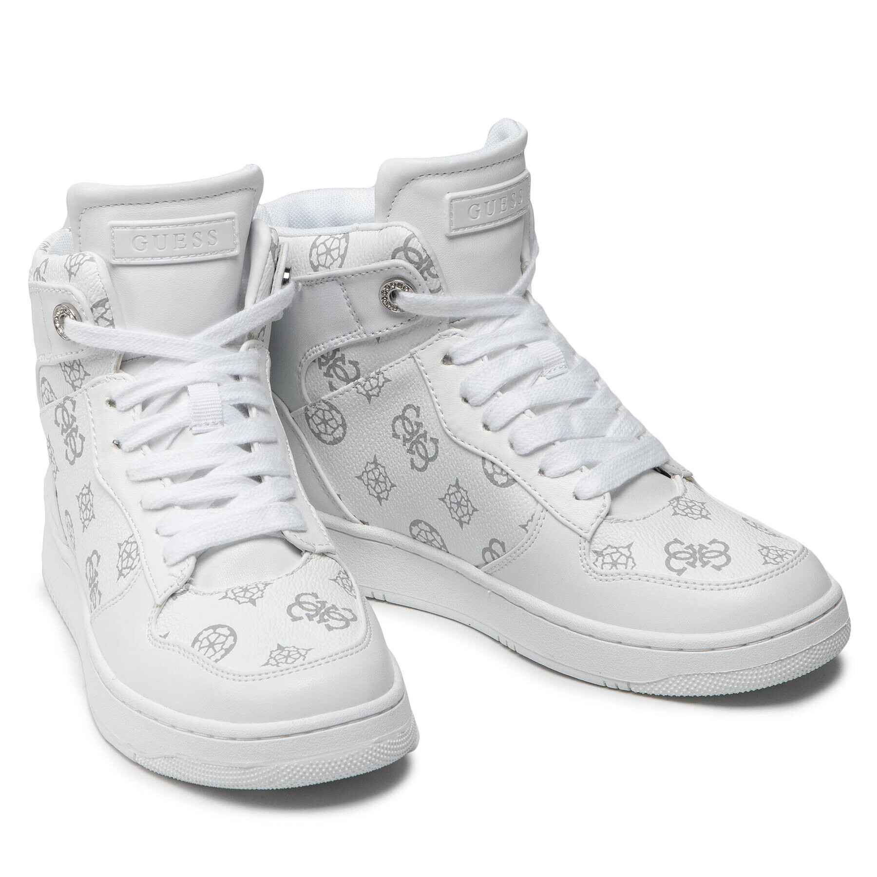 Guess Сникърси Baller3 FL6BL3 FAL12 Бял - Pepit.bg