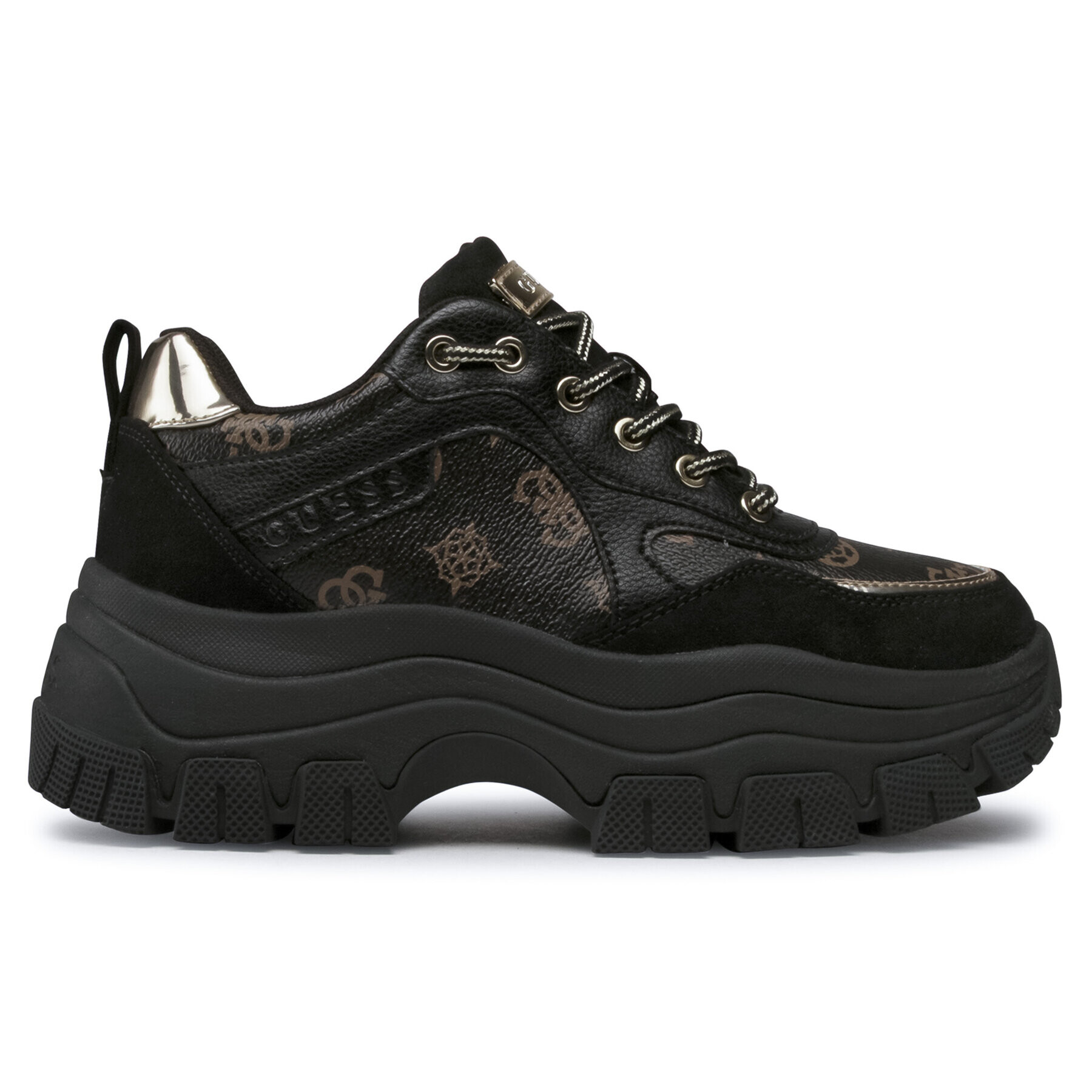 Guess Сникърси Baryt FL8BRY FAL12 Черен - Pepit.bg