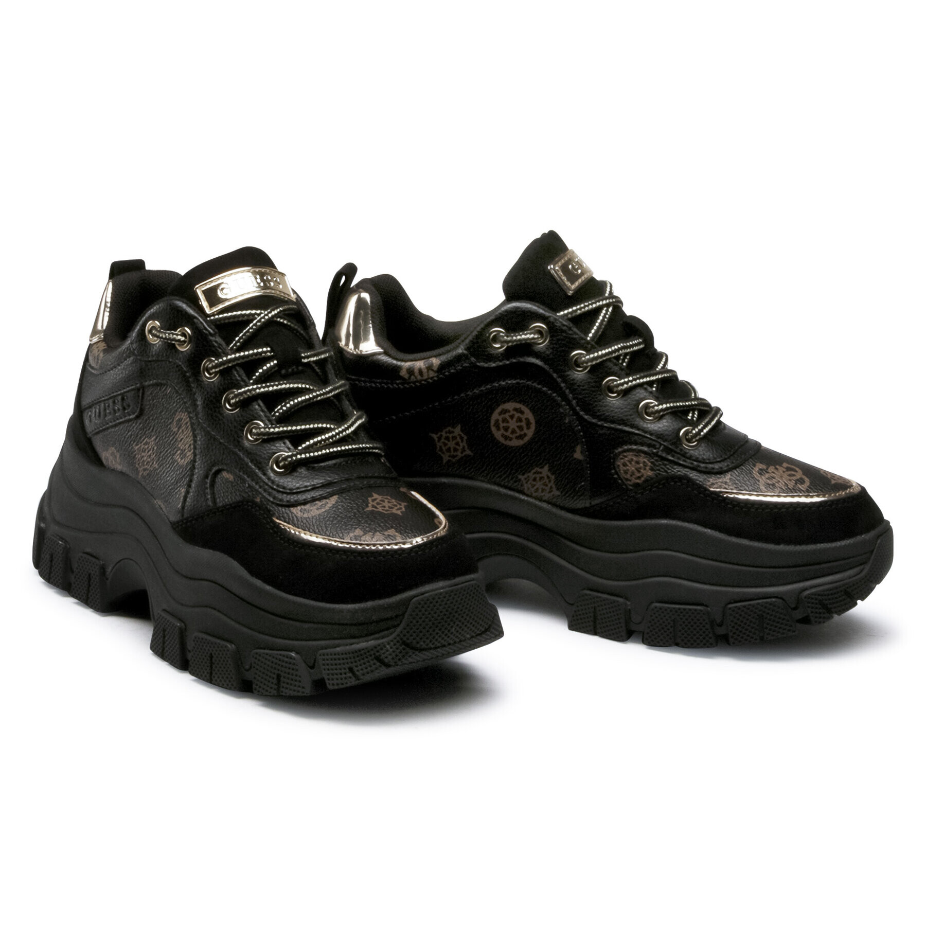 Guess Сникърси Baryt FL8BRY FAL12 Черен - Pepit.bg