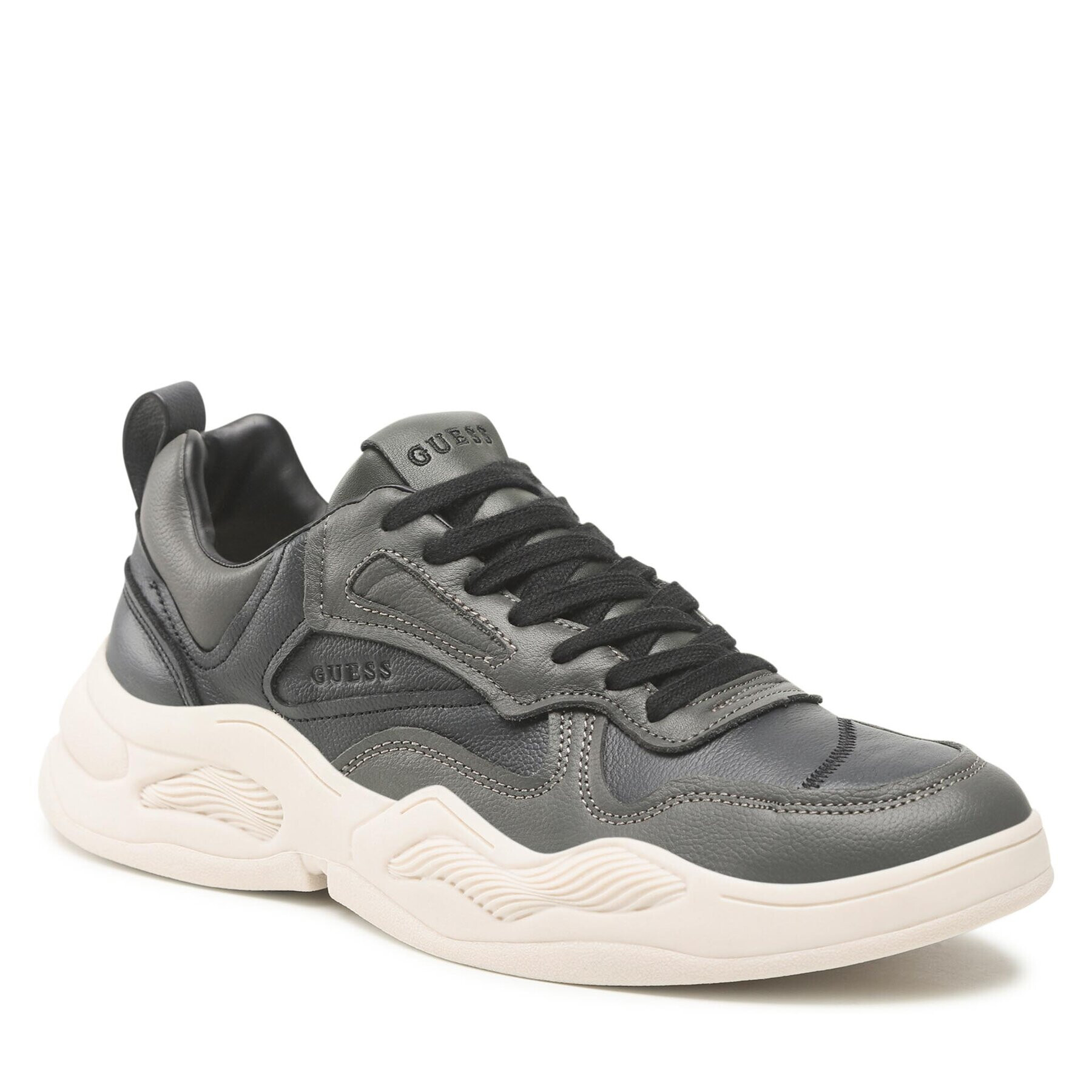 Guess Сникърси Bassano FM5BSN LEA12 Черен - Pepit.bg
