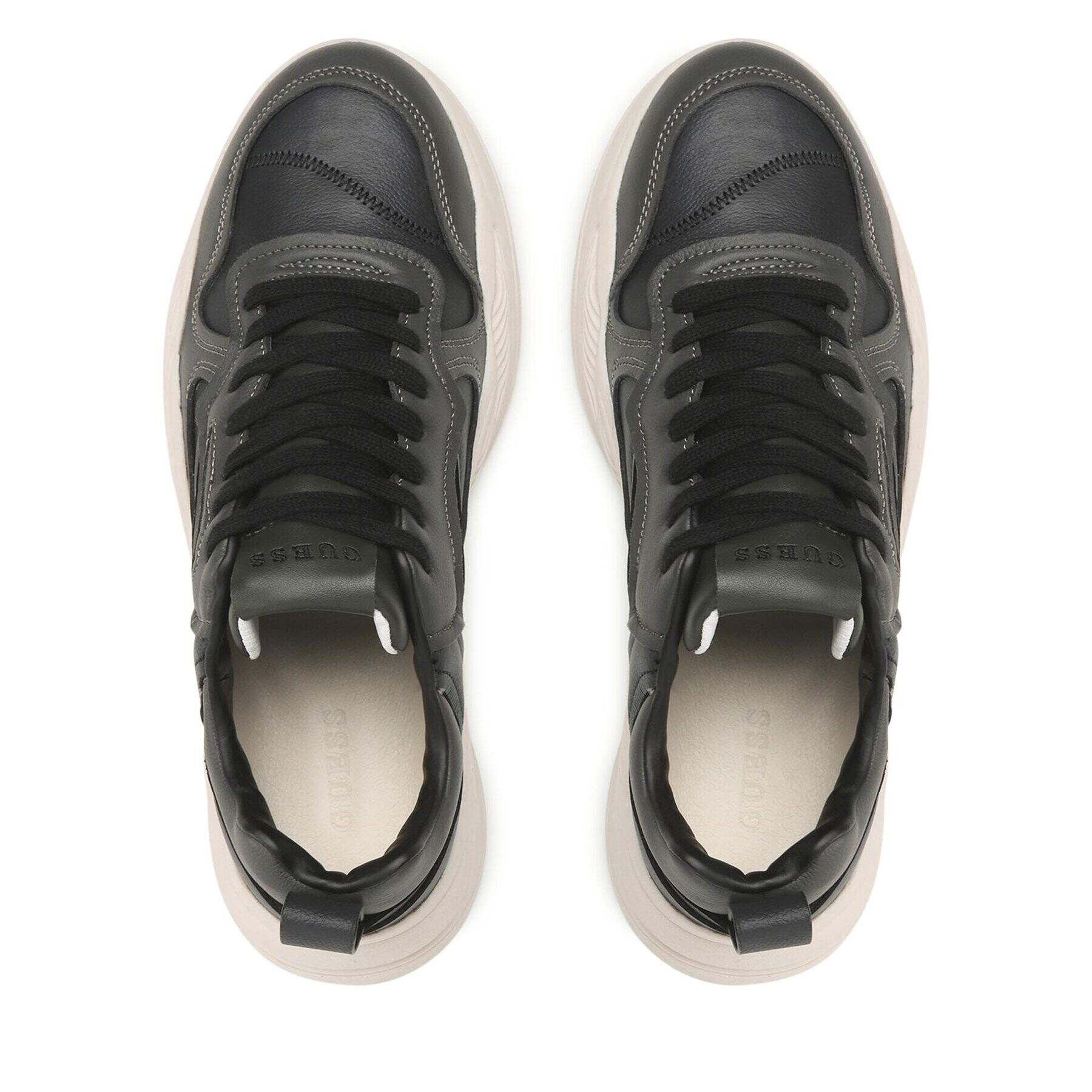 Guess Сникърси Bassano FM5BSN LEA12 Черен - Pepit.bg