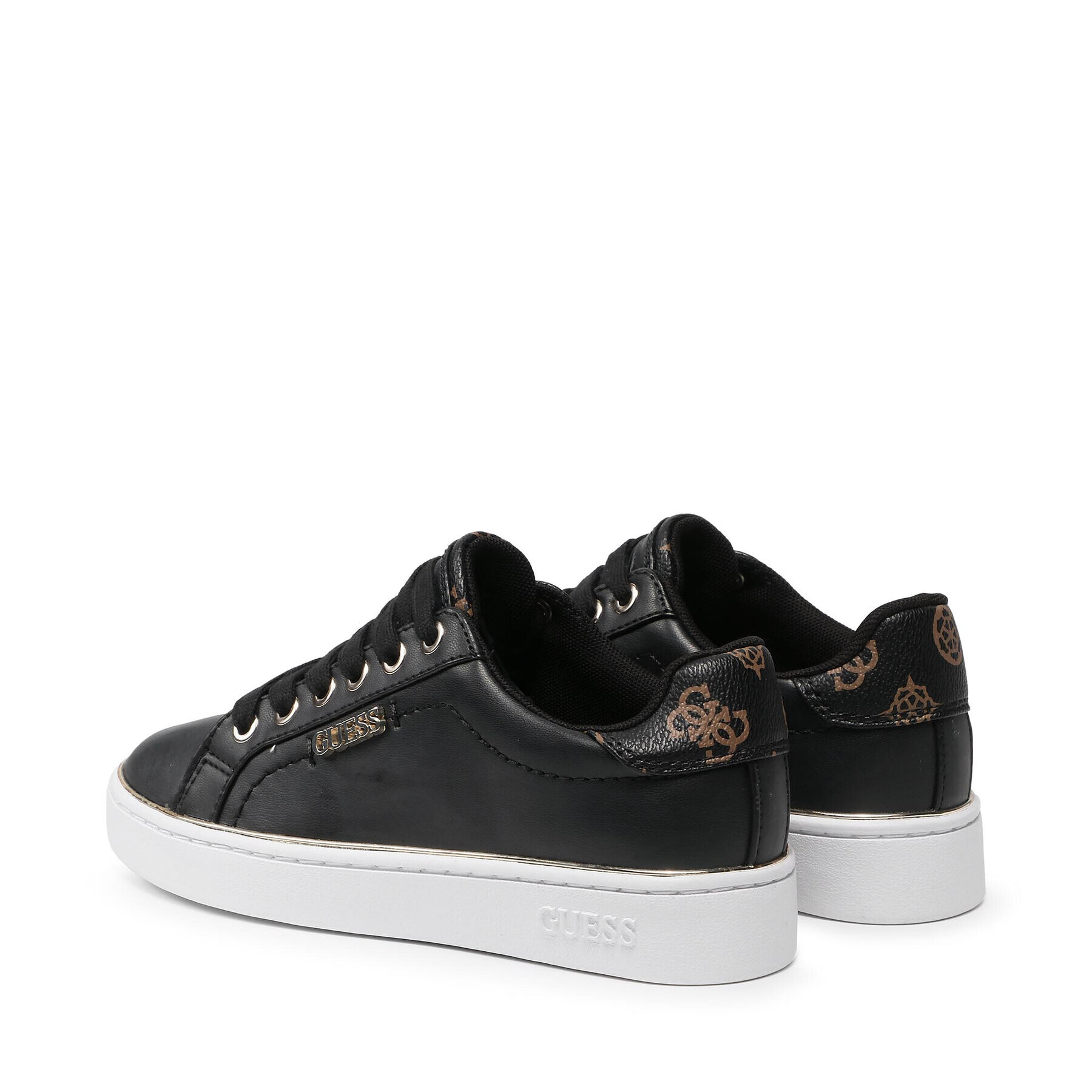 Guess Сникърси Beckie FL7BKI ELE12 Черен - Pepit.bg