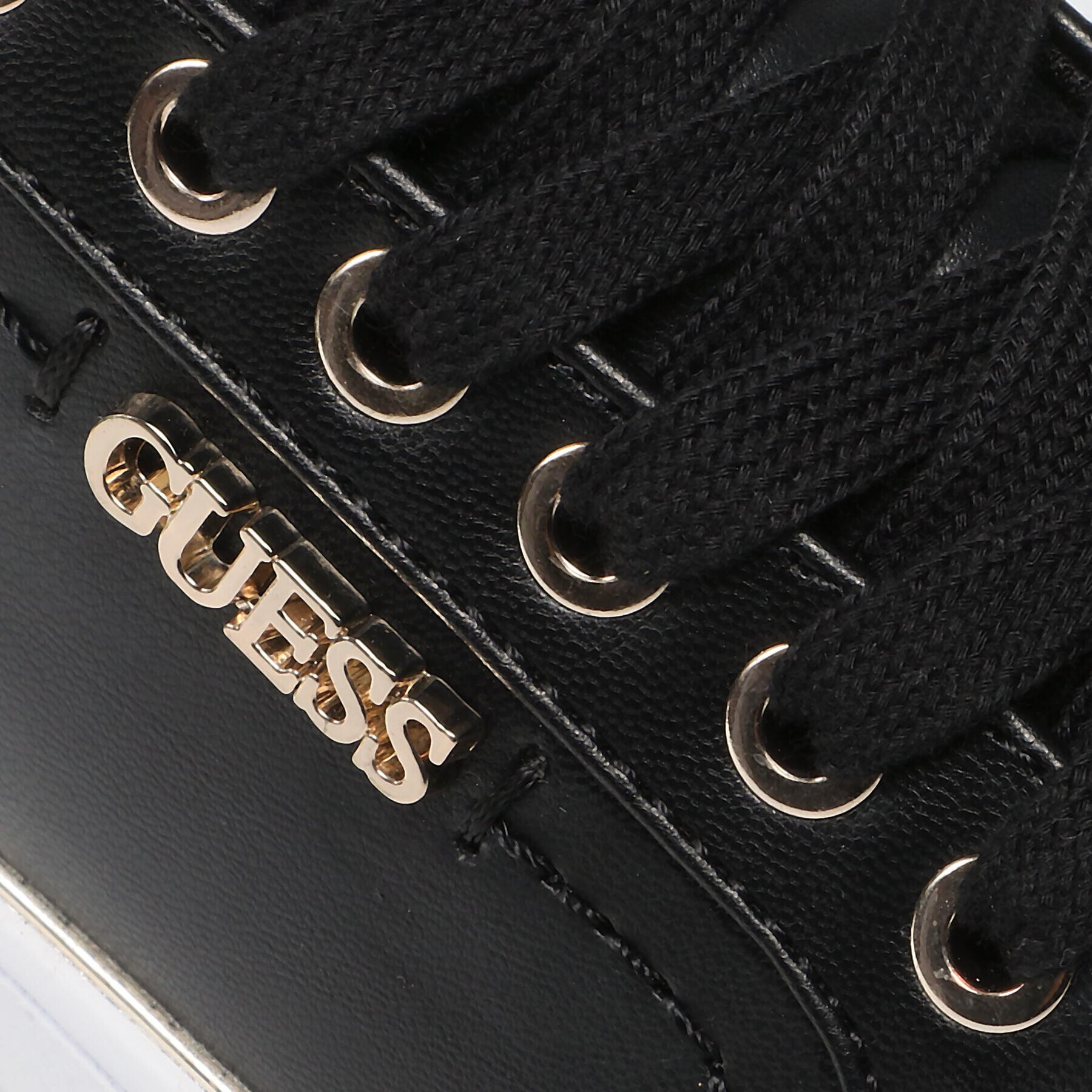 Guess Сникърси Beckie FL7BKI ELE12 Черен - Pepit.bg