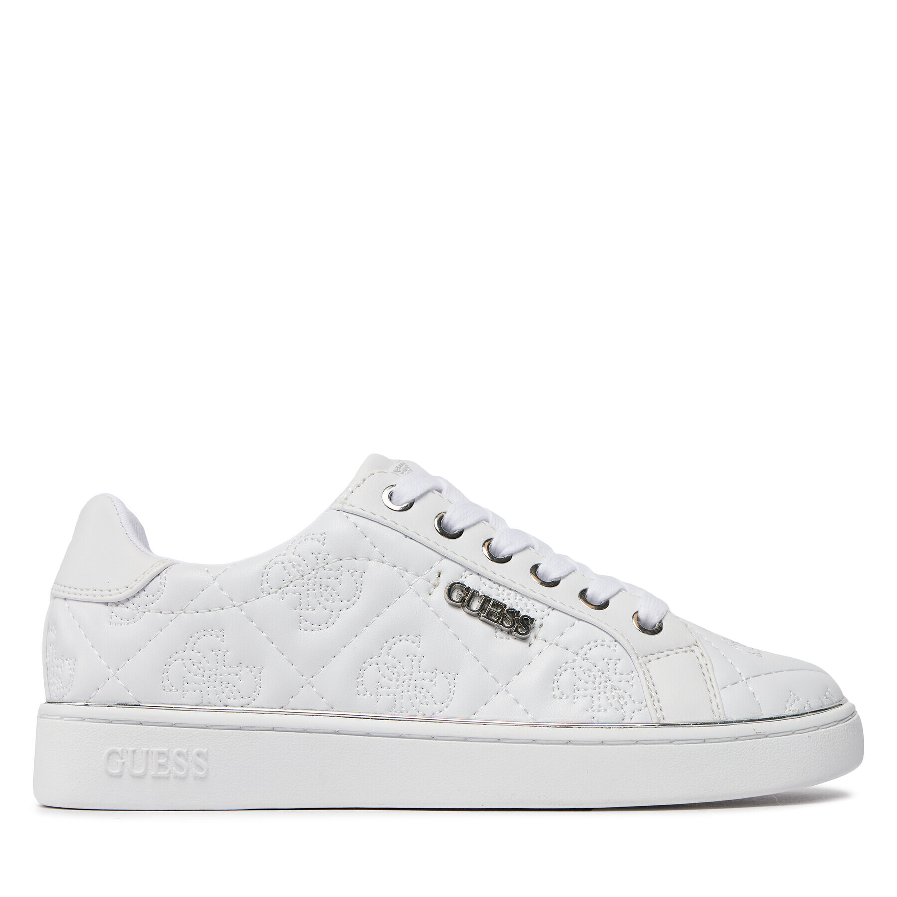 Guess Сникърси Beckie10 FLPB10 FAL12 Бял - Pepit.bg