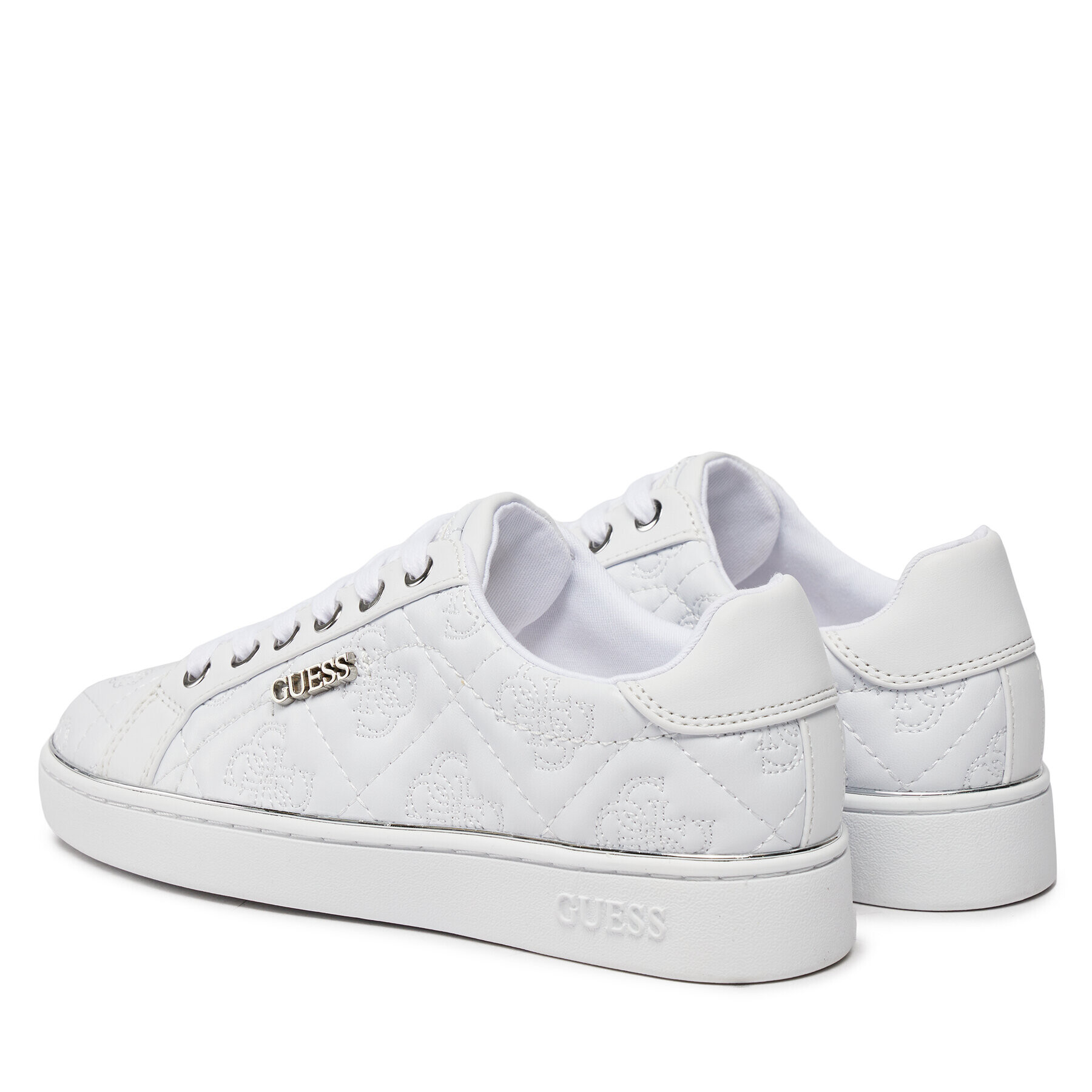 Guess Сникърси Beckie10 FLPB10 FAL12 Бял - Pepit.bg
