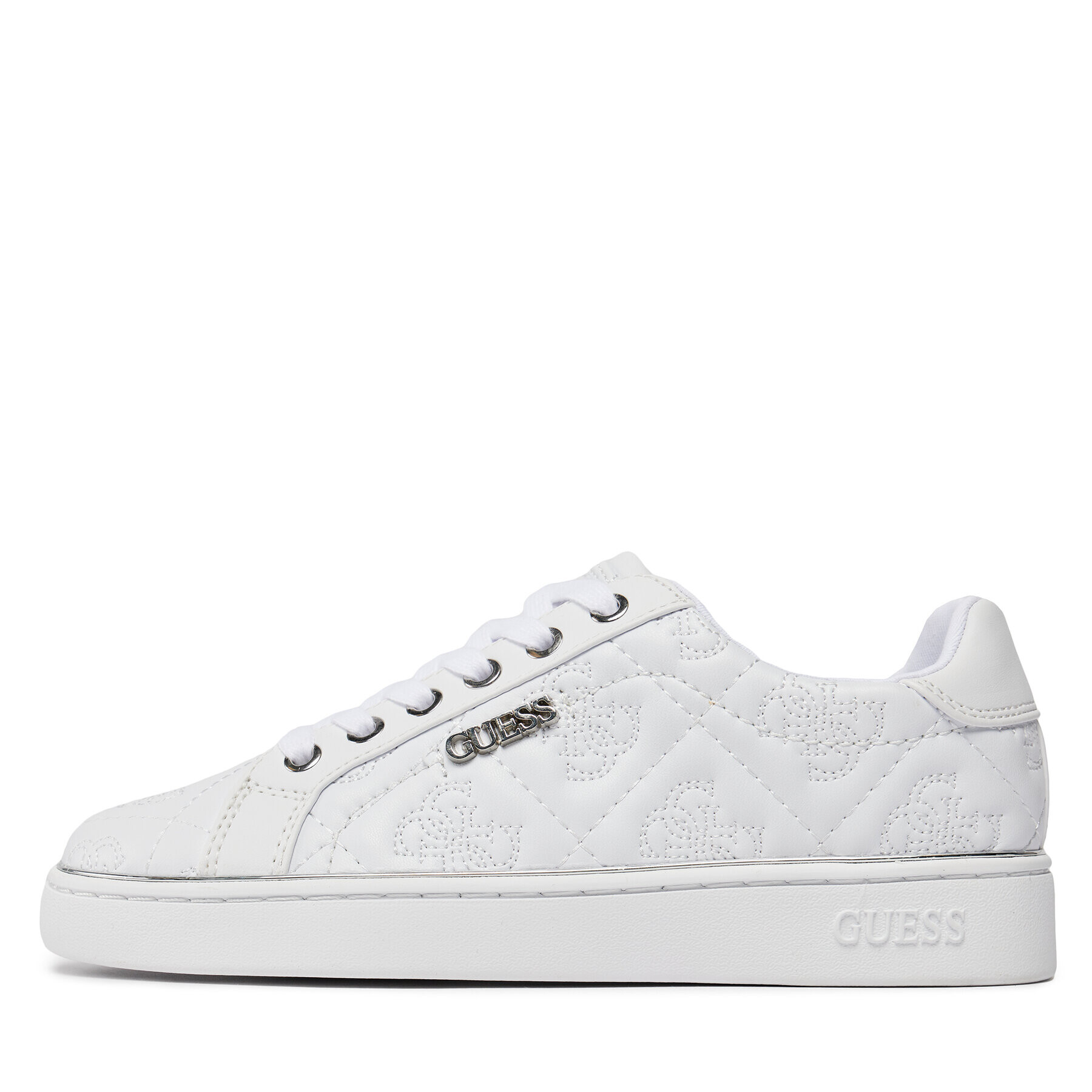 Guess Сникърси Beckie10 FLPB10 FAL12 Бял - Pepit.bg