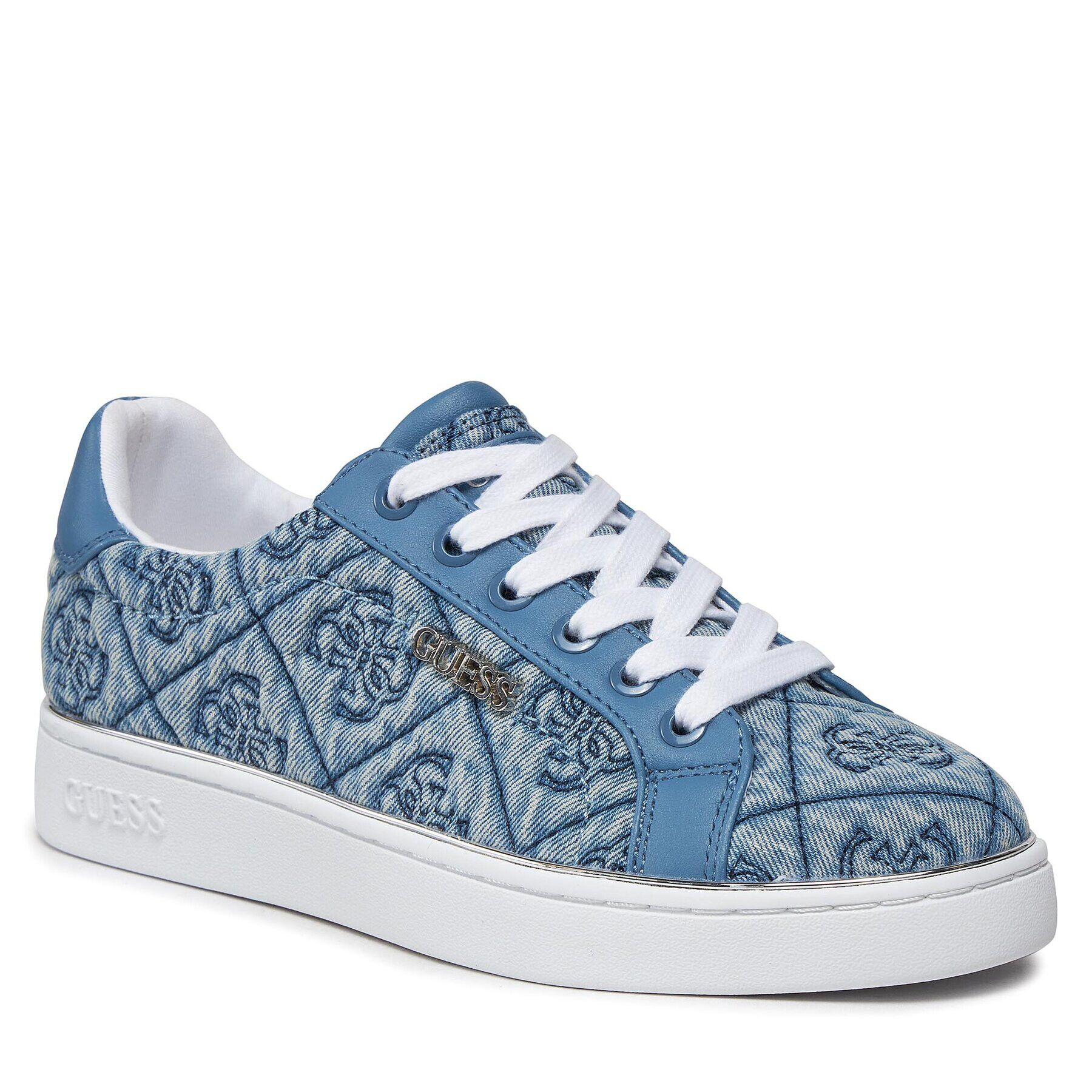 Guess Сникърси Beckie7 FLPBE7 FAL12 Син - Pepit.bg