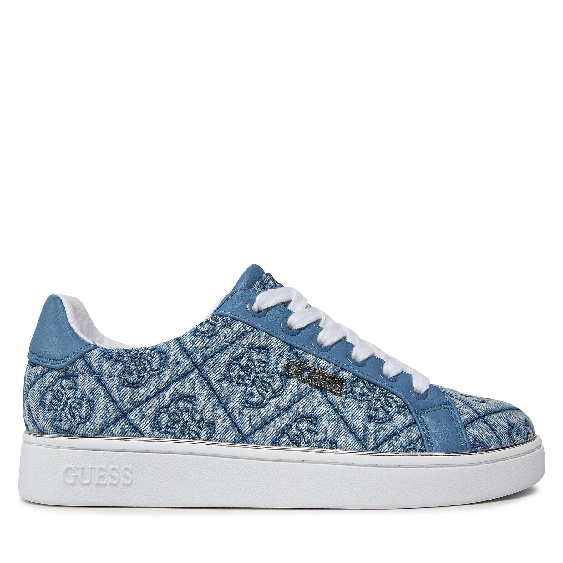 Guess Сникърси Beckie7 FLPBE7 FAL12 Син - Pepit.bg