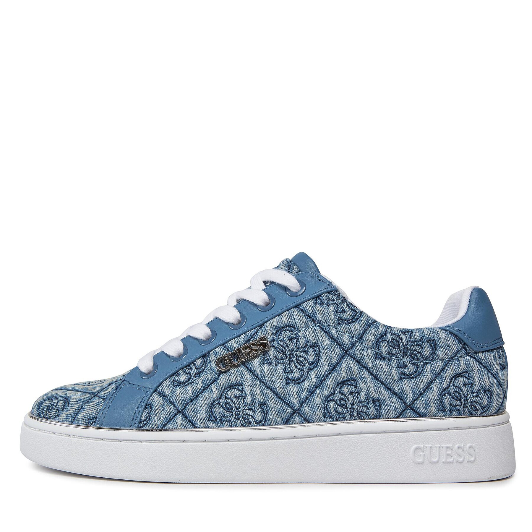 Guess Сникърси Beckie7 FLPBE7 FAL12 Син - Pepit.bg