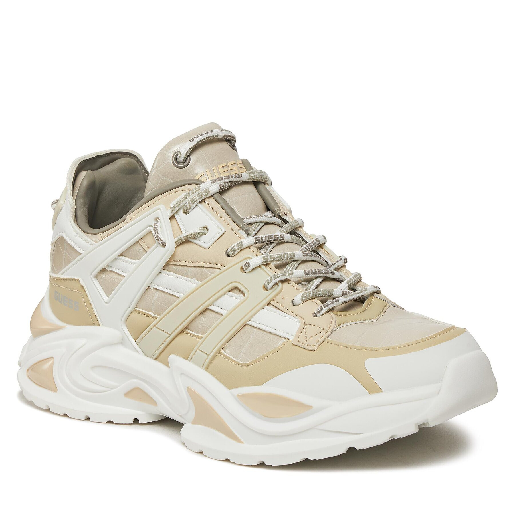 Guess Сникърси Belluna FLPBEL LEL12 Бял - Pepit.bg