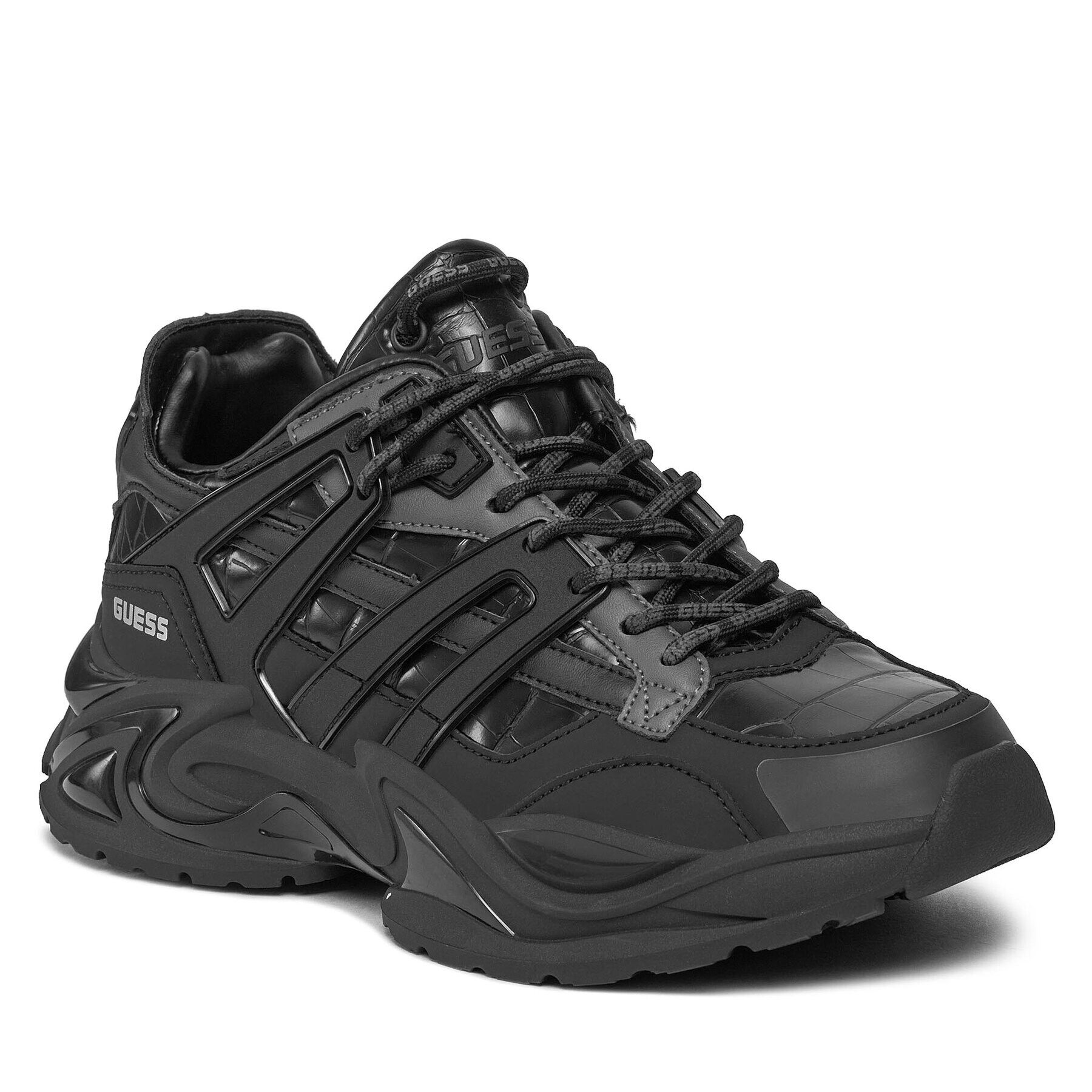 Guess Сникърси Belluna FLPBEL LEP12 Черен - Pepit.bg