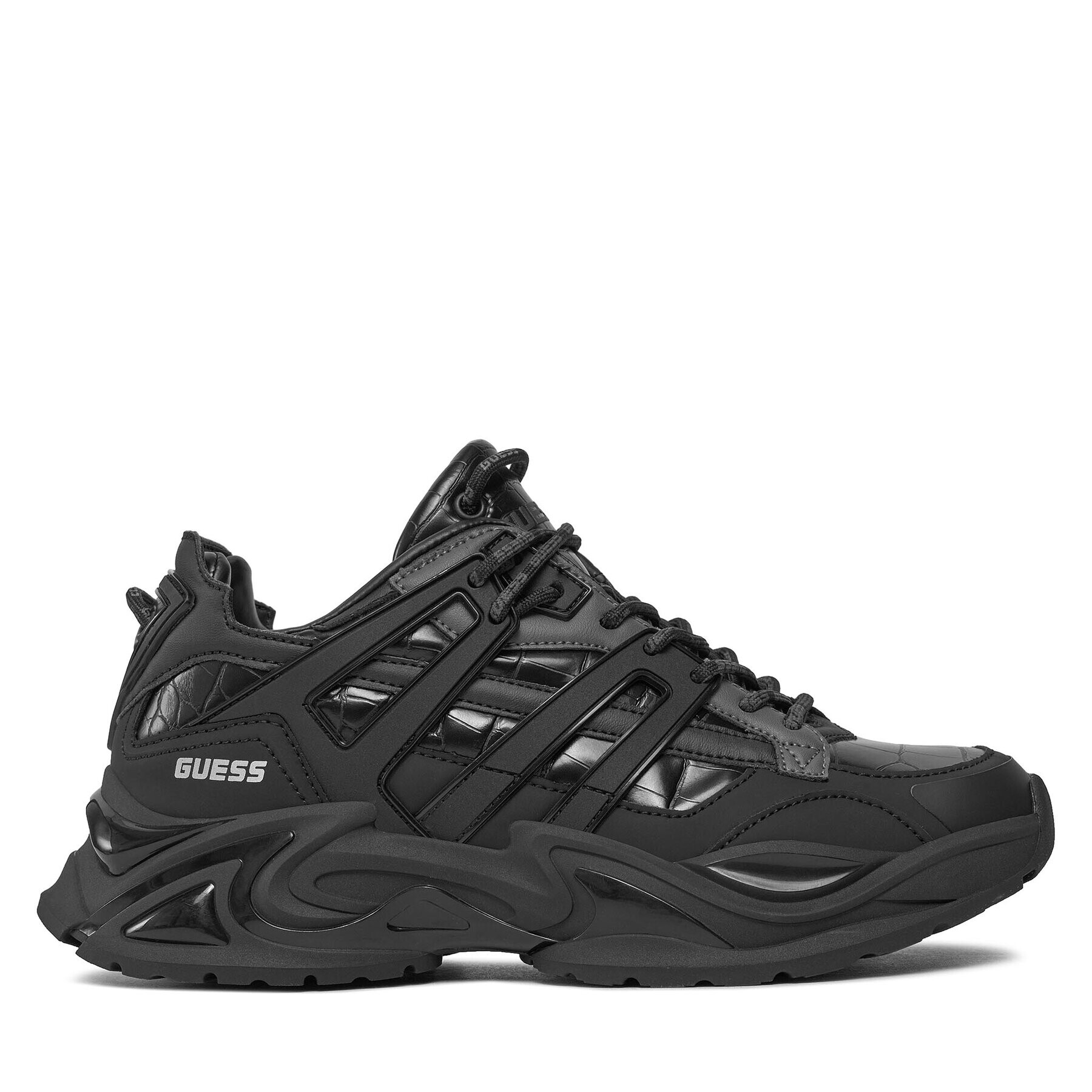 Guess Сникърси Belluna FLPBEL LEP12 Черен - Pepit.bg