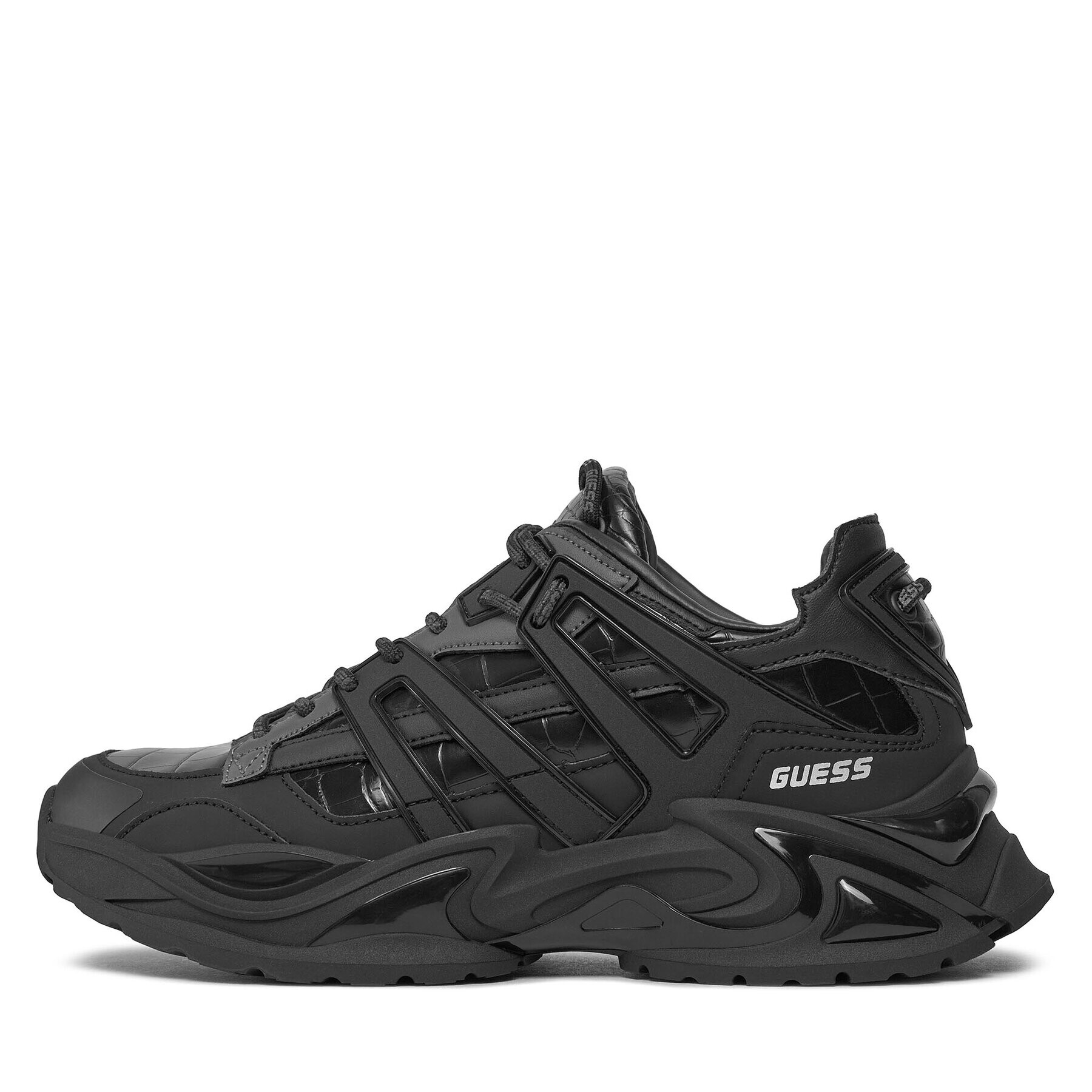 Guess Сникърси Belluna FLPBEL LEP12 Черен - Pepit.bg