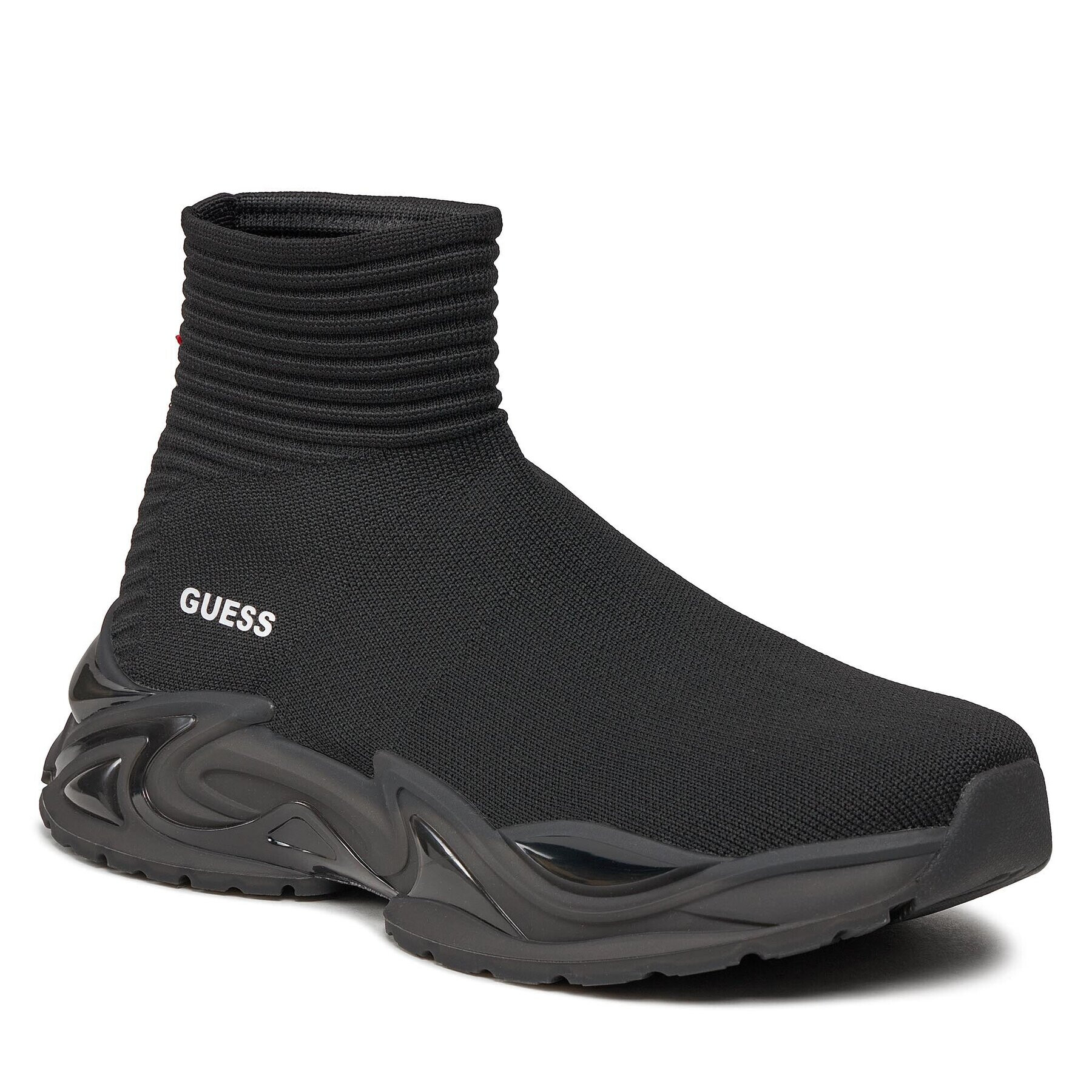 Guess Сникърси Belluno Sock FM8LAS FAB12 Черен - Pepit.bg