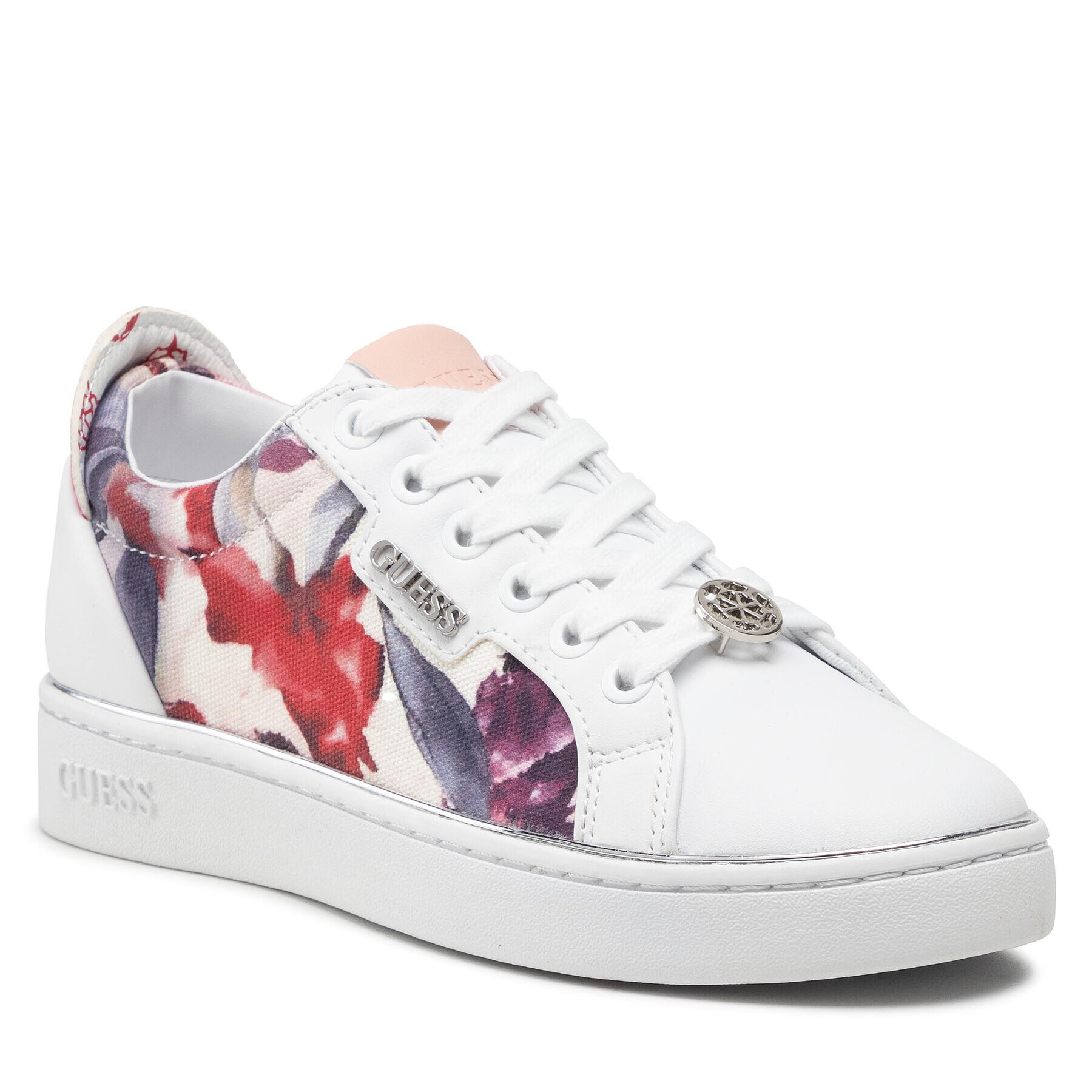 Guess Сникърси Betea3 FL5BT3 PEL12 Бял - Pepit.bg