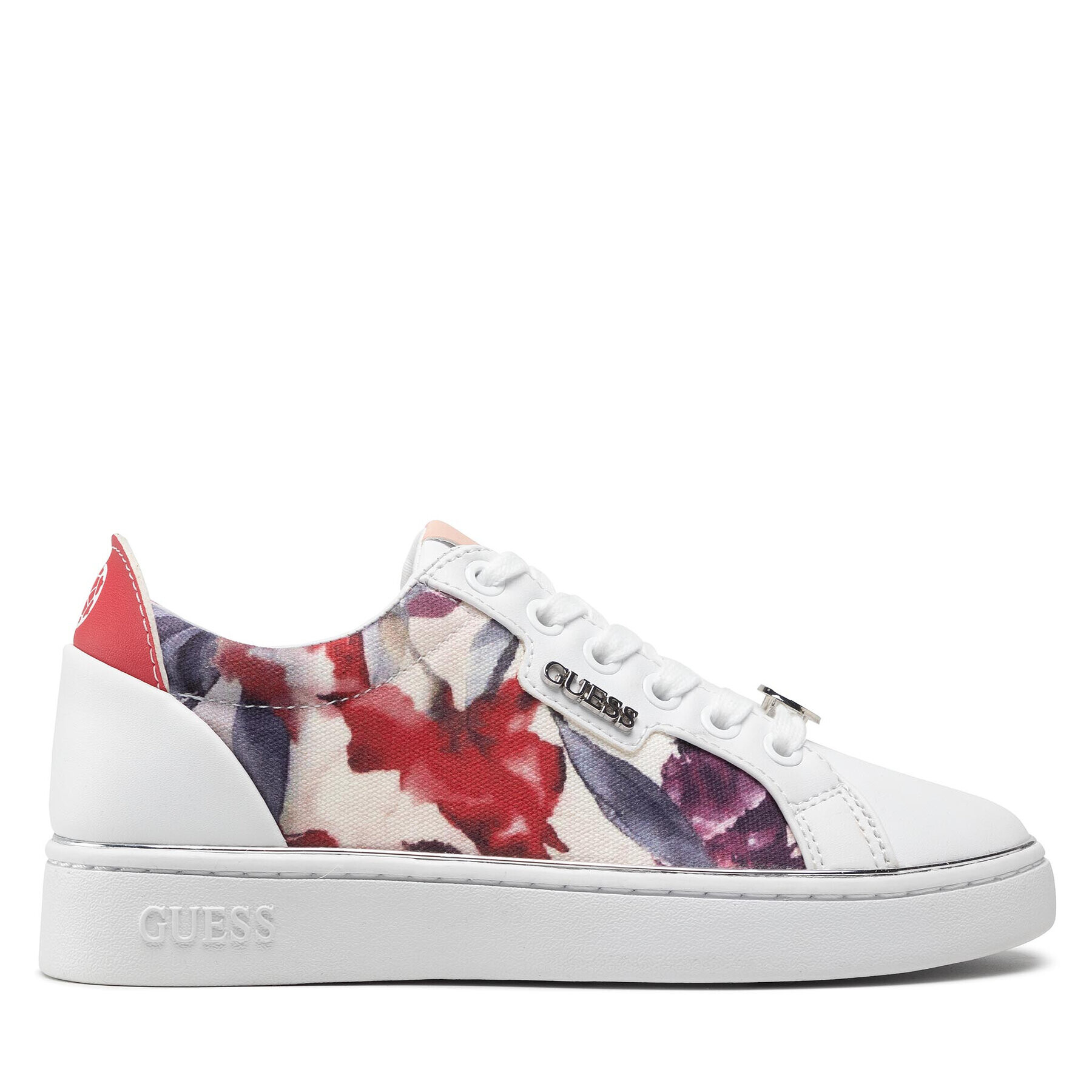 Guess Сникърси Betea3 FL5BT3 PEL12 Бял - Pepit.bg