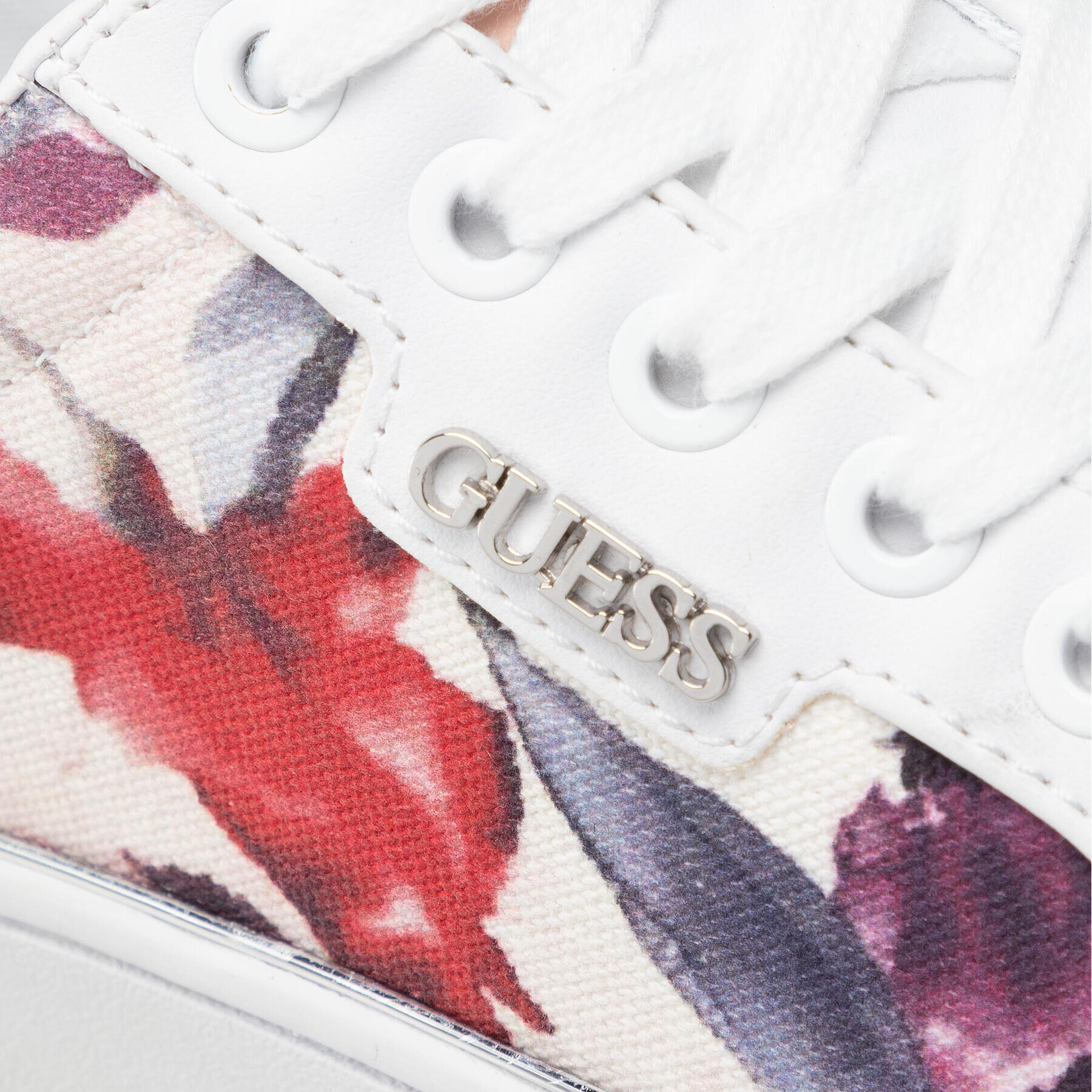 Guess Сникърси Betea3 FL5BT3 PEL12 Бял - Pepit.bg
