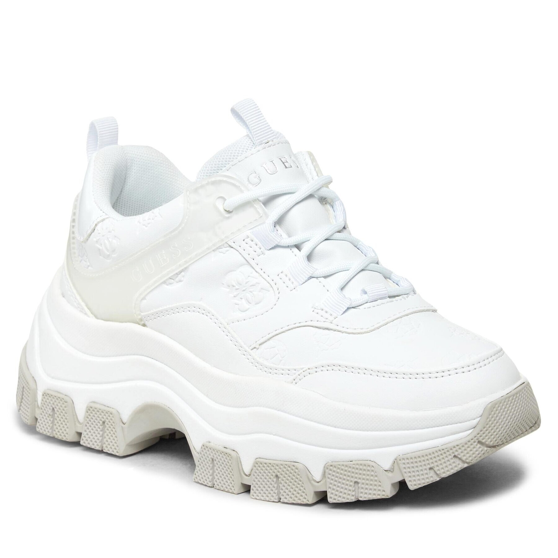 Guess Сникърси Bisun FL8BIU FAL12 Бял - Pepit.bg