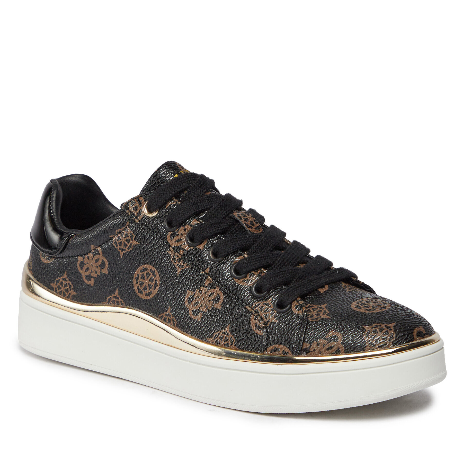 Guess Сникърси Bonny FL8BNY FAL12 Кафяв - Pepit.bg