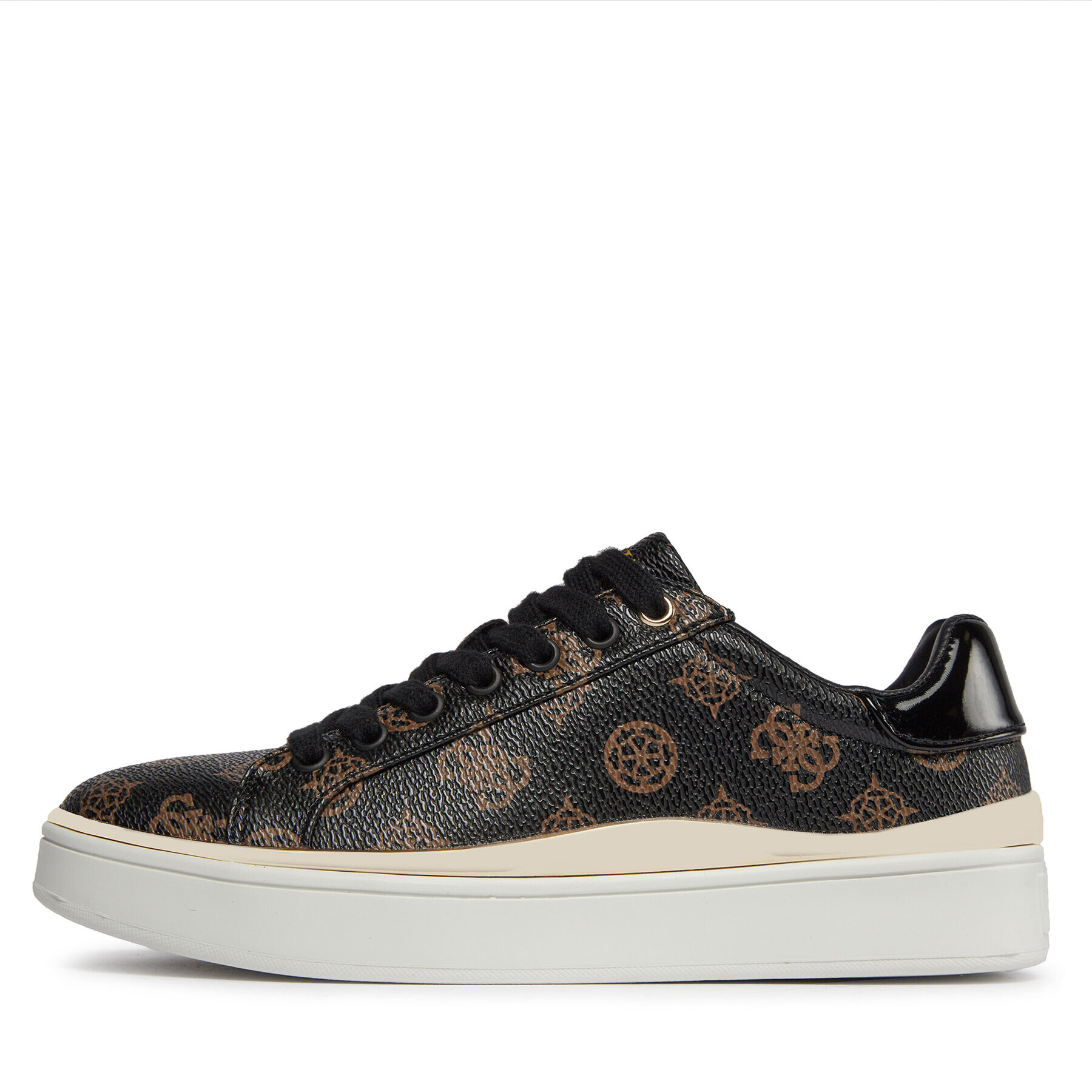 Guess Сникърси Bonny FL8BNY FAL12 Кафяв - Pepit.bg