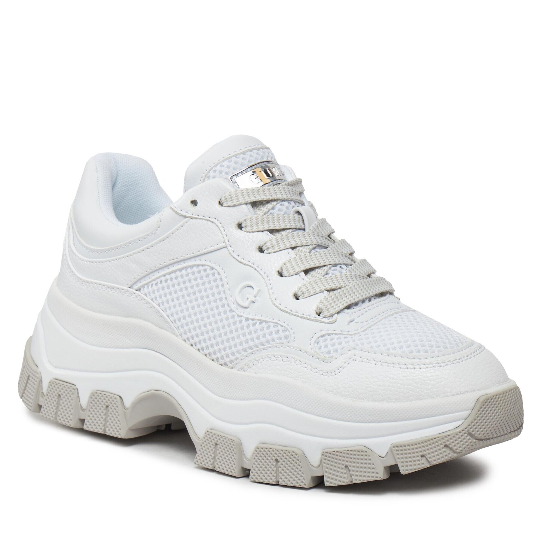 Guess Сникърси Brecky FLPBRE ELE12 Бял - Pepit.bg