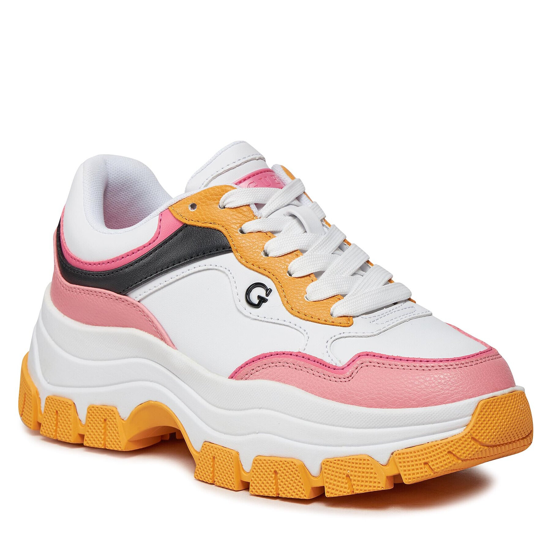 Guess Сникърси Brecky3 FLPBR3 ELE12 Бял - Pepit.bg