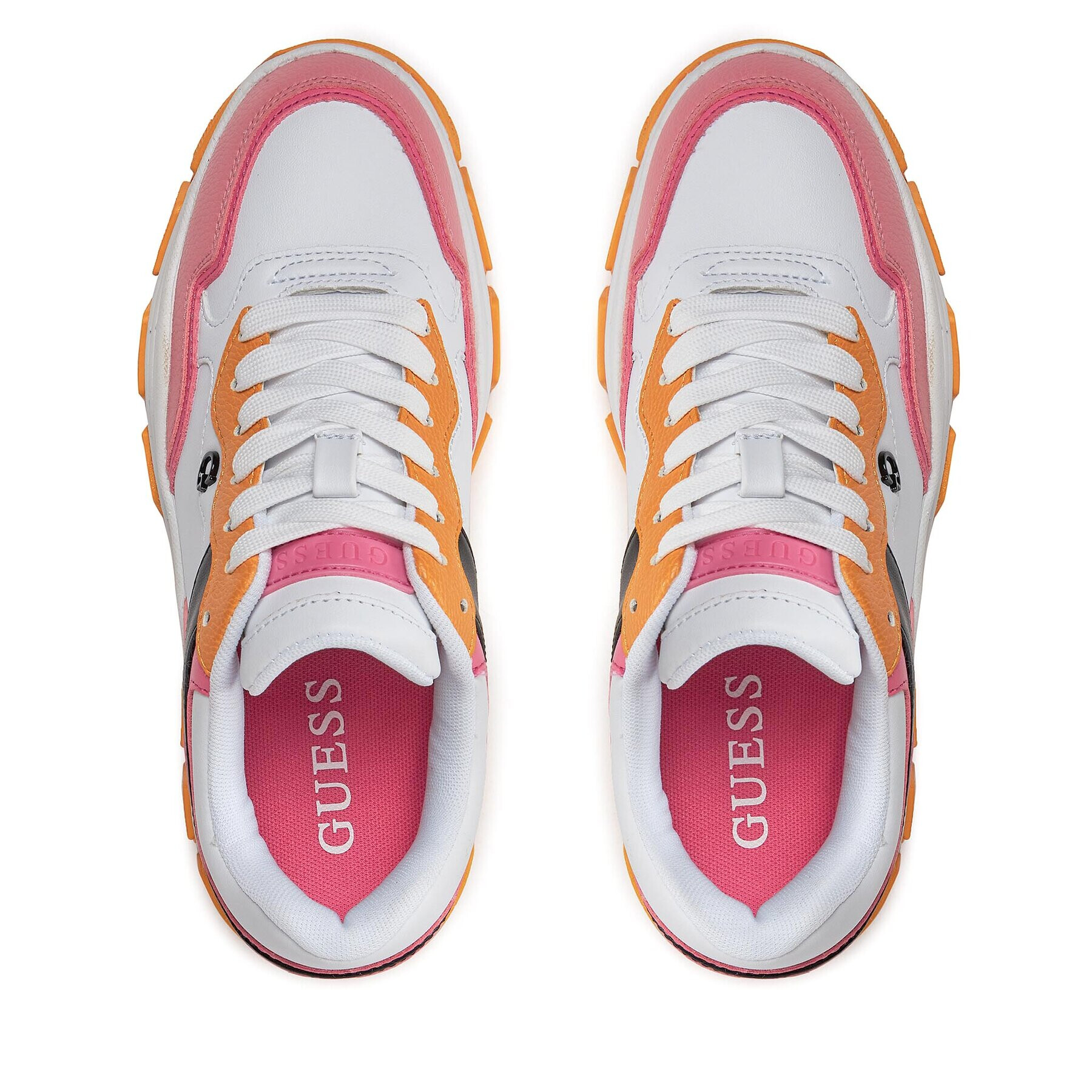 Guess Сникърси Brecky3 FLPBR3 ELE12 Бял - Pepit.bg