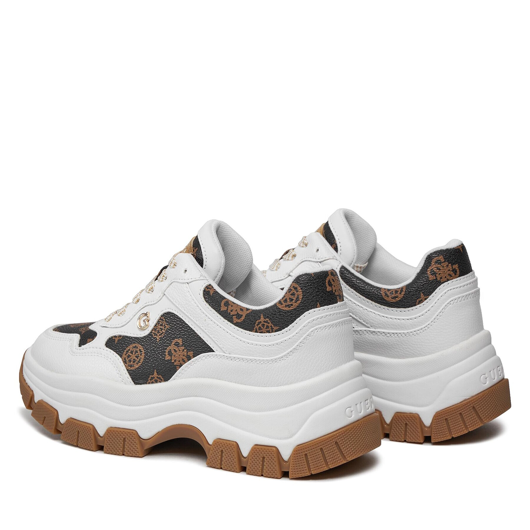 Guess Сникърси Brecky3 FLPBR3 FAL12 Бял - Pepit.bg