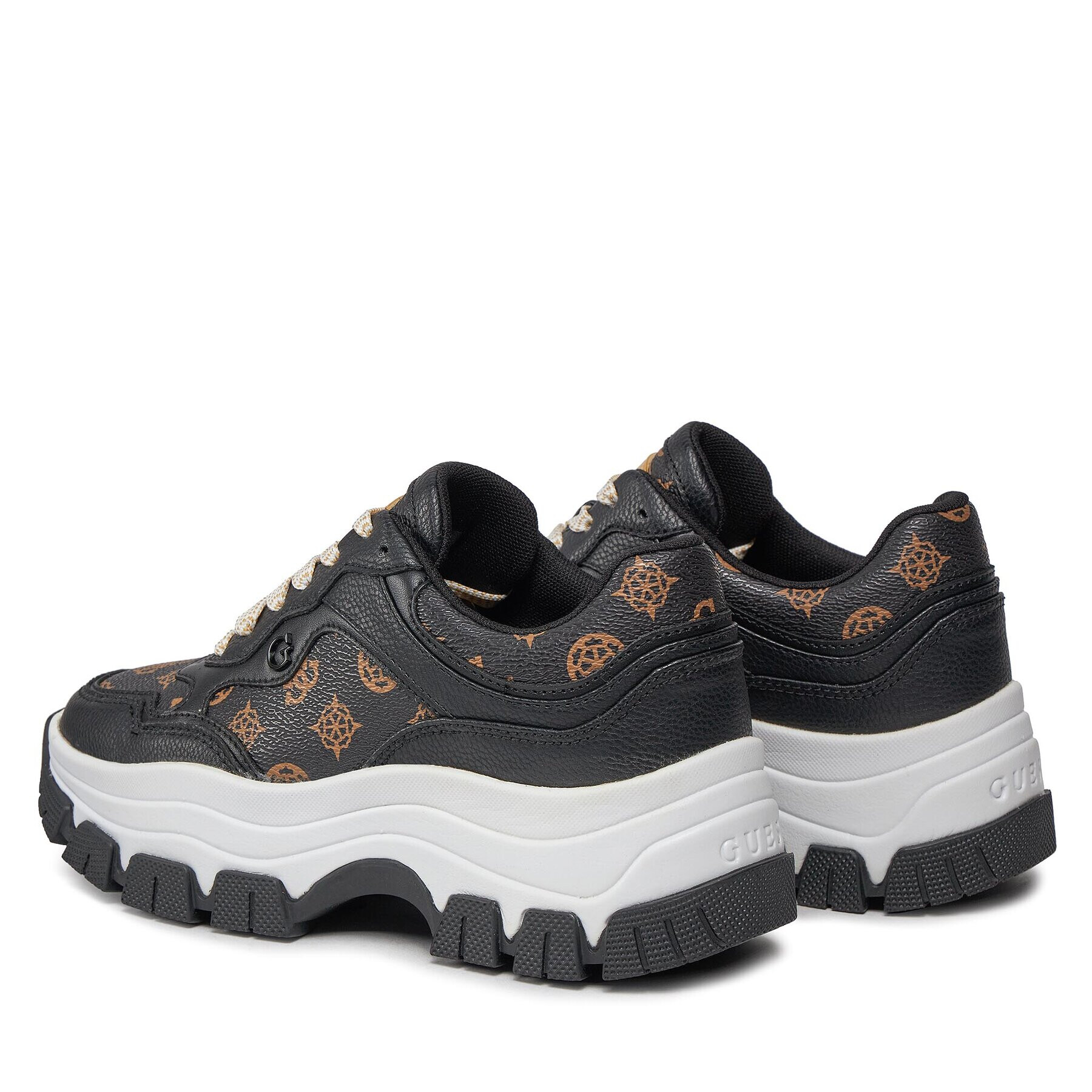 Guess Сникърси Brecky3 FLPBR3 FAL12 Черен - Pepit.bg