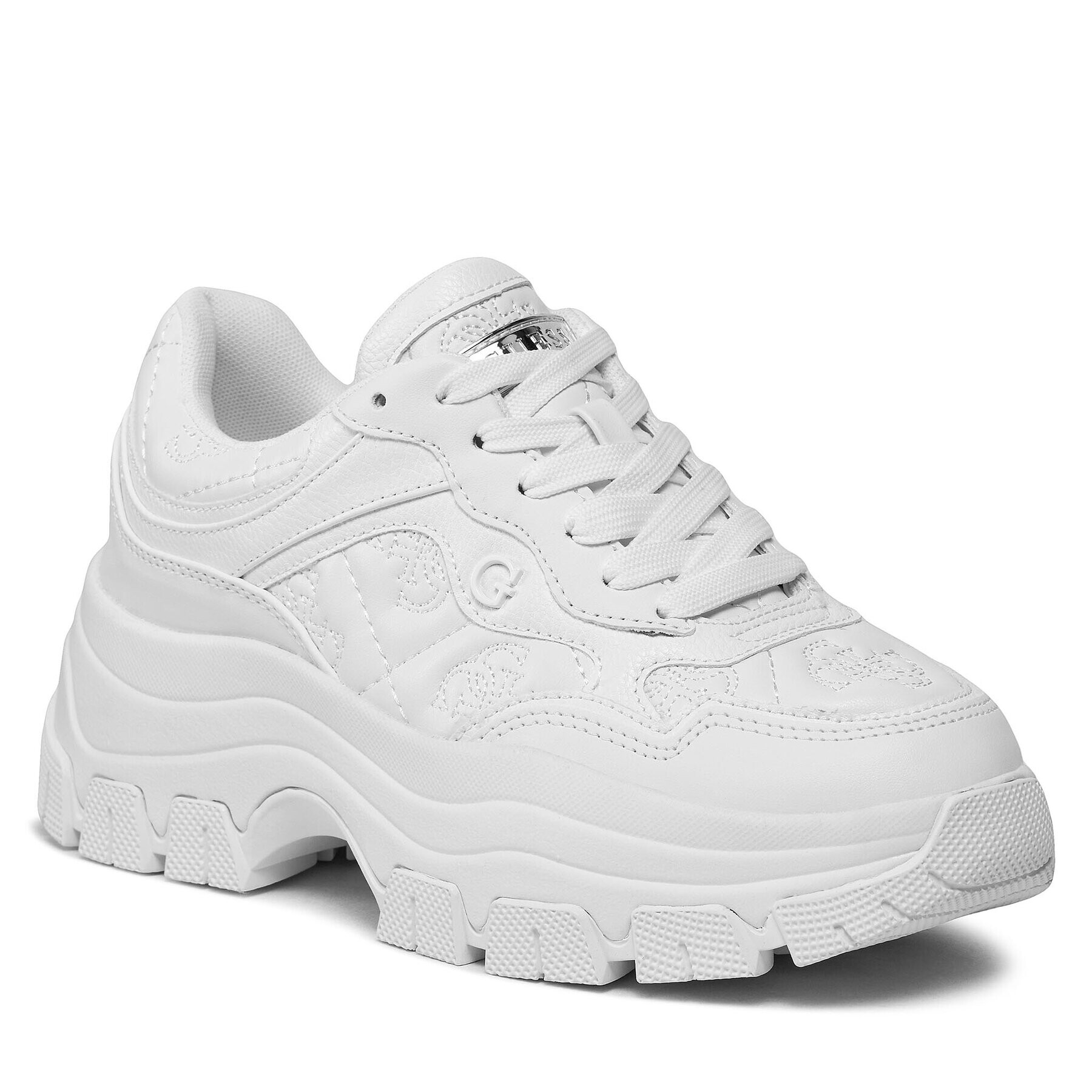 Guess Сникърси Brecky4 FLPBR4 FAL12 Бял - Pepit.bg