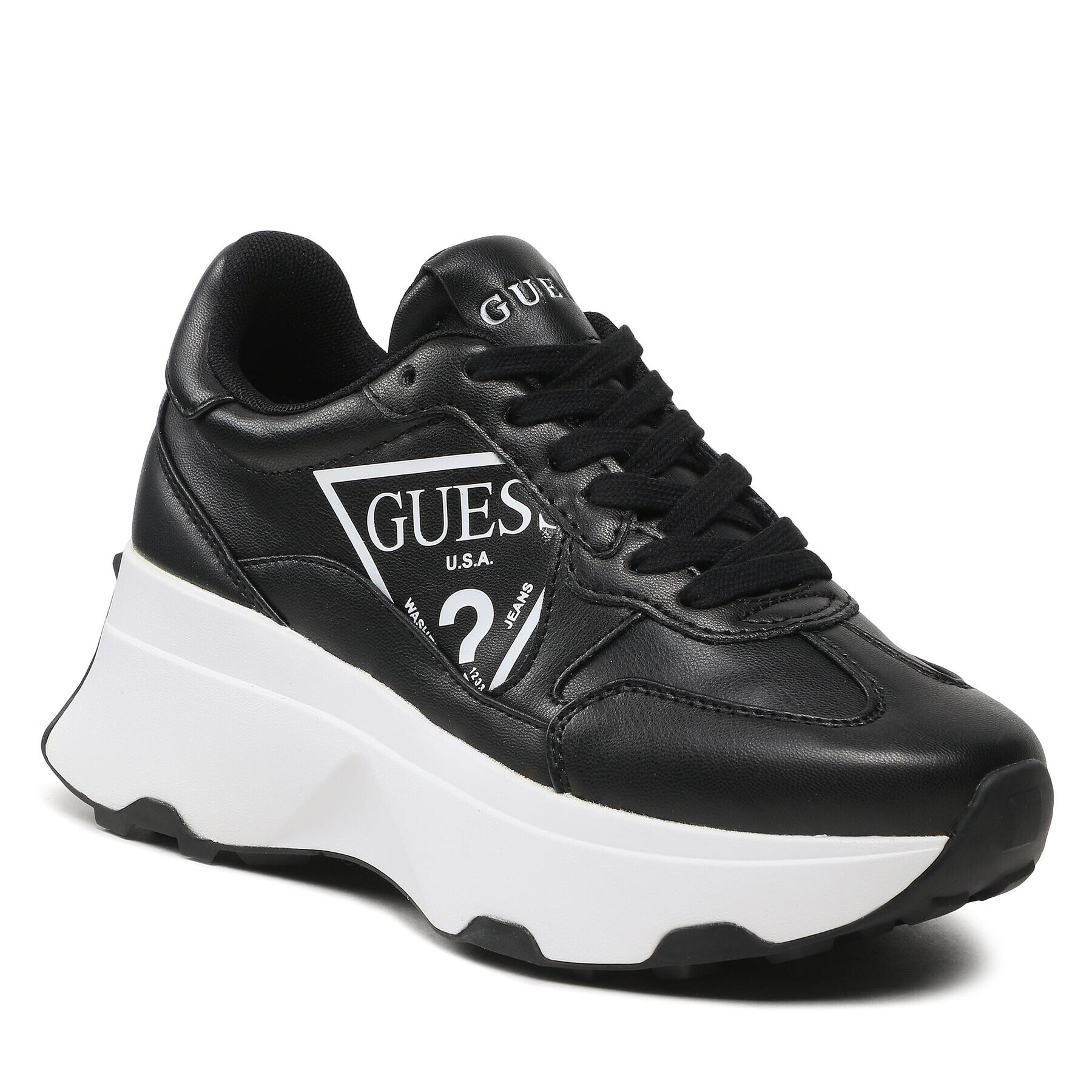 Guess Сникърси Calebb4 FL7C4B FAB12 Черен - Pepit.bg