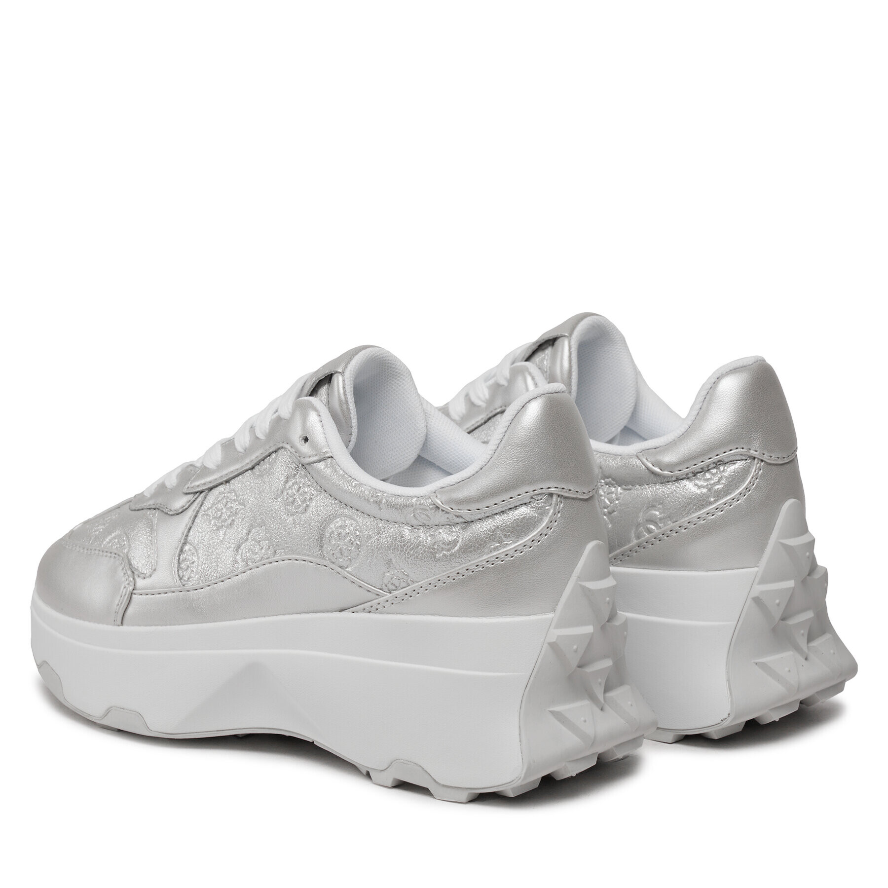 Guess Сникърси Calebb8 FLPCB8 FAL12 Сребрист - Pepit.bg