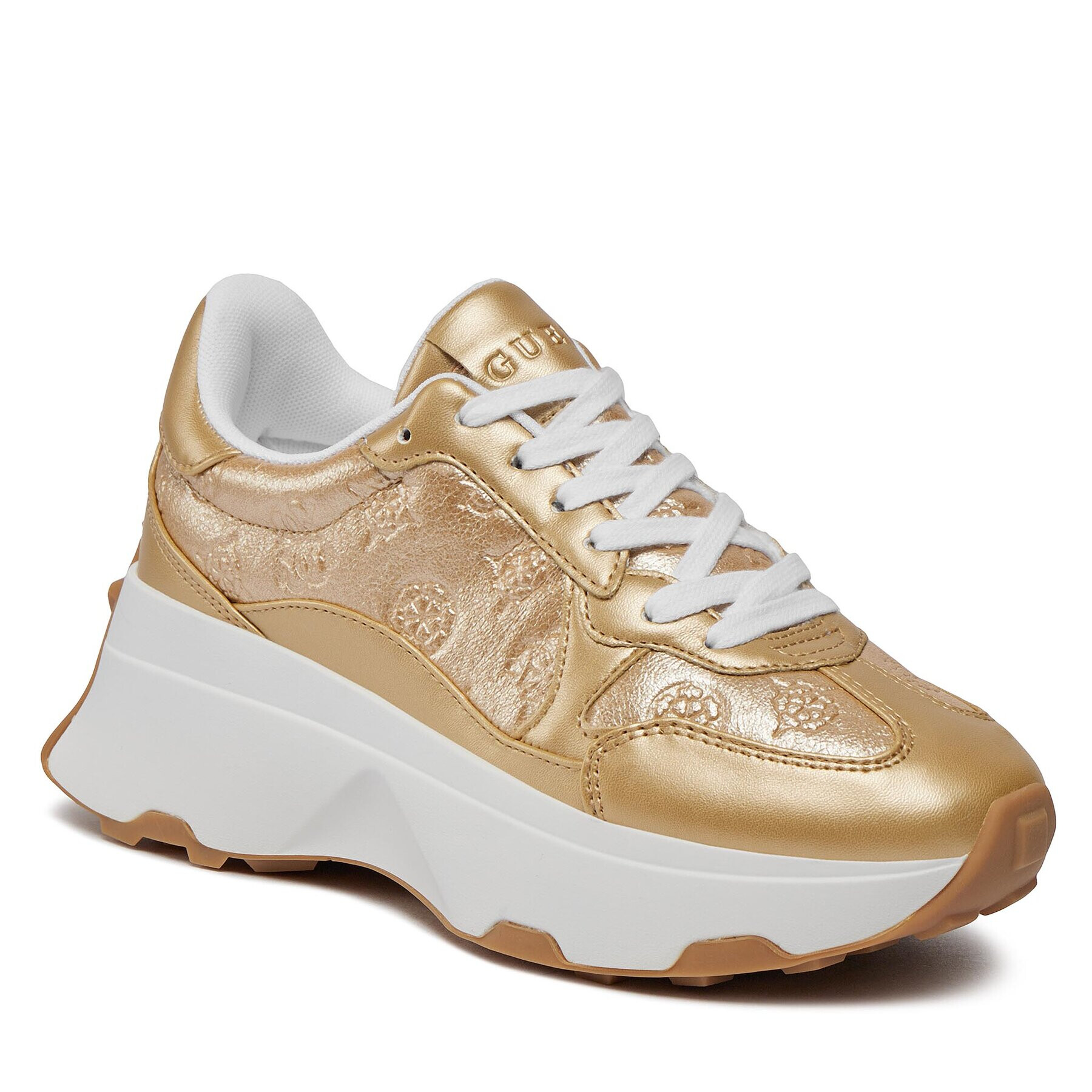 Guess Сникърси Calebb8 FLPCB8 FAL12 Златист - Pepit.bg