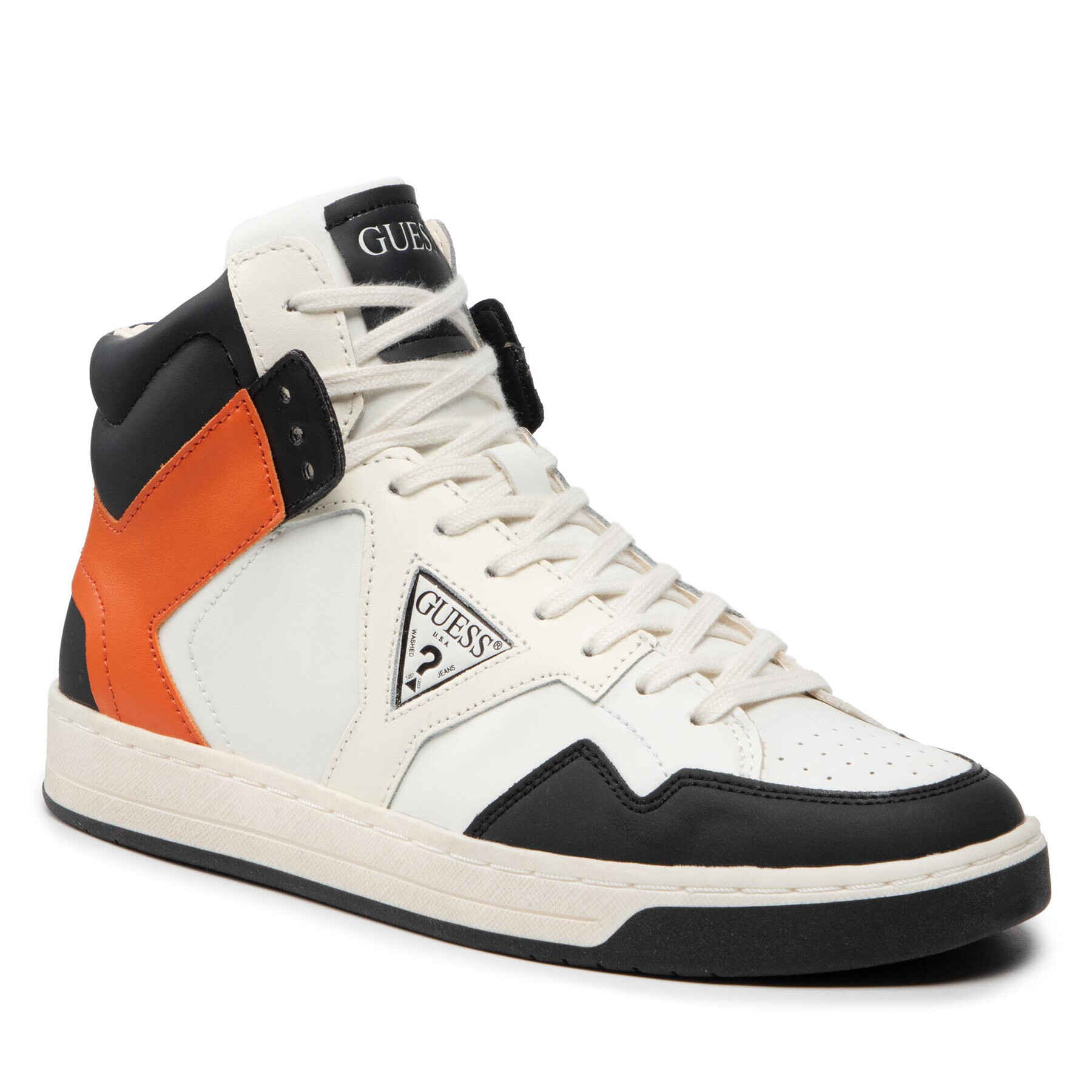 Guess Сникърси Certosa Basket Hi FM6CBH ELE12 Бял - Pepit.bg