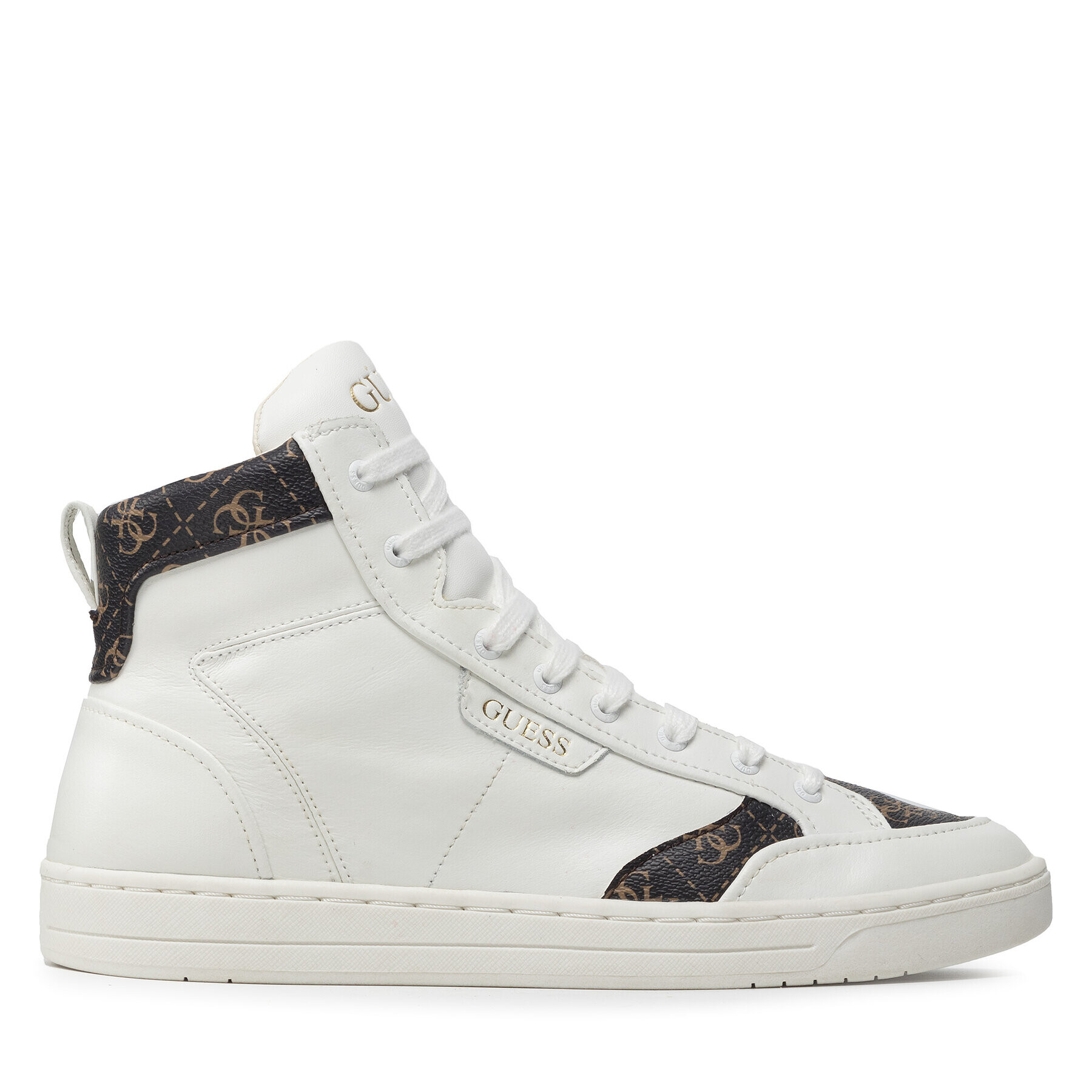 Guess Сникърси Certosa Mid FM5CMI LEA12 Бял - Pepit.bg