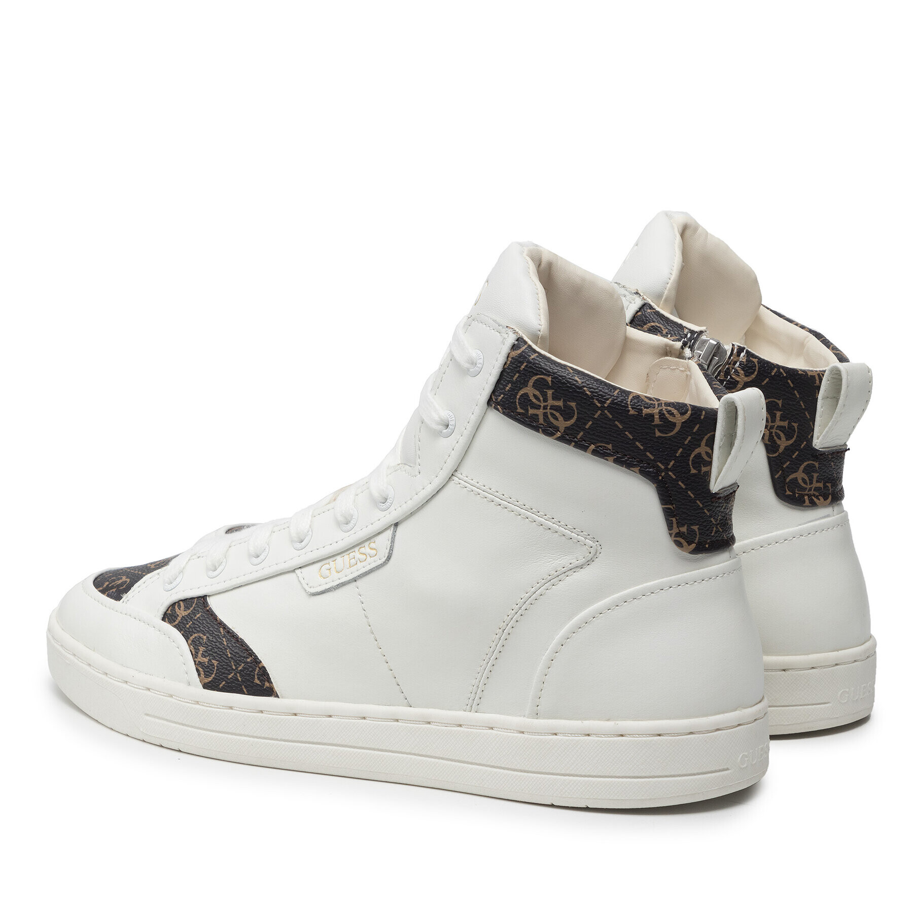 Guess Сникърси Certosa Mid FM5CMI LEA12 Бял - Pepit.bg