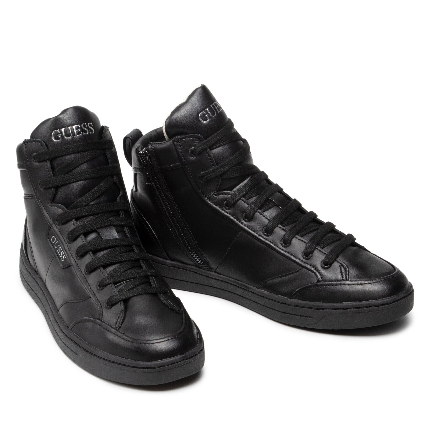 Guess Сникърси Certosa Mid FM5CMI LEA12 Черен - Pepit.bg