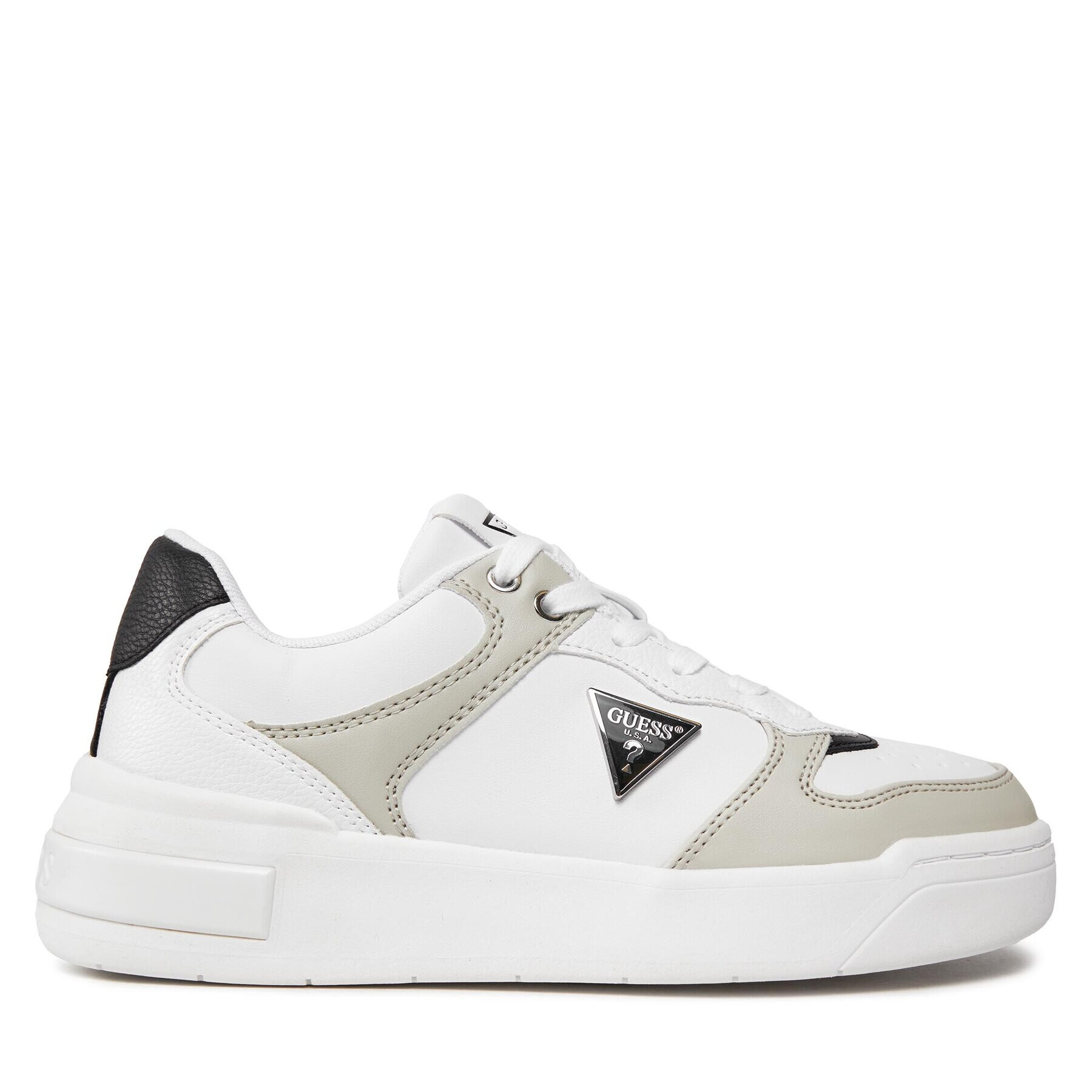 Guess Сникърси Clarkz2 FLPCLK ELE12 Бежов - Pepit.bg