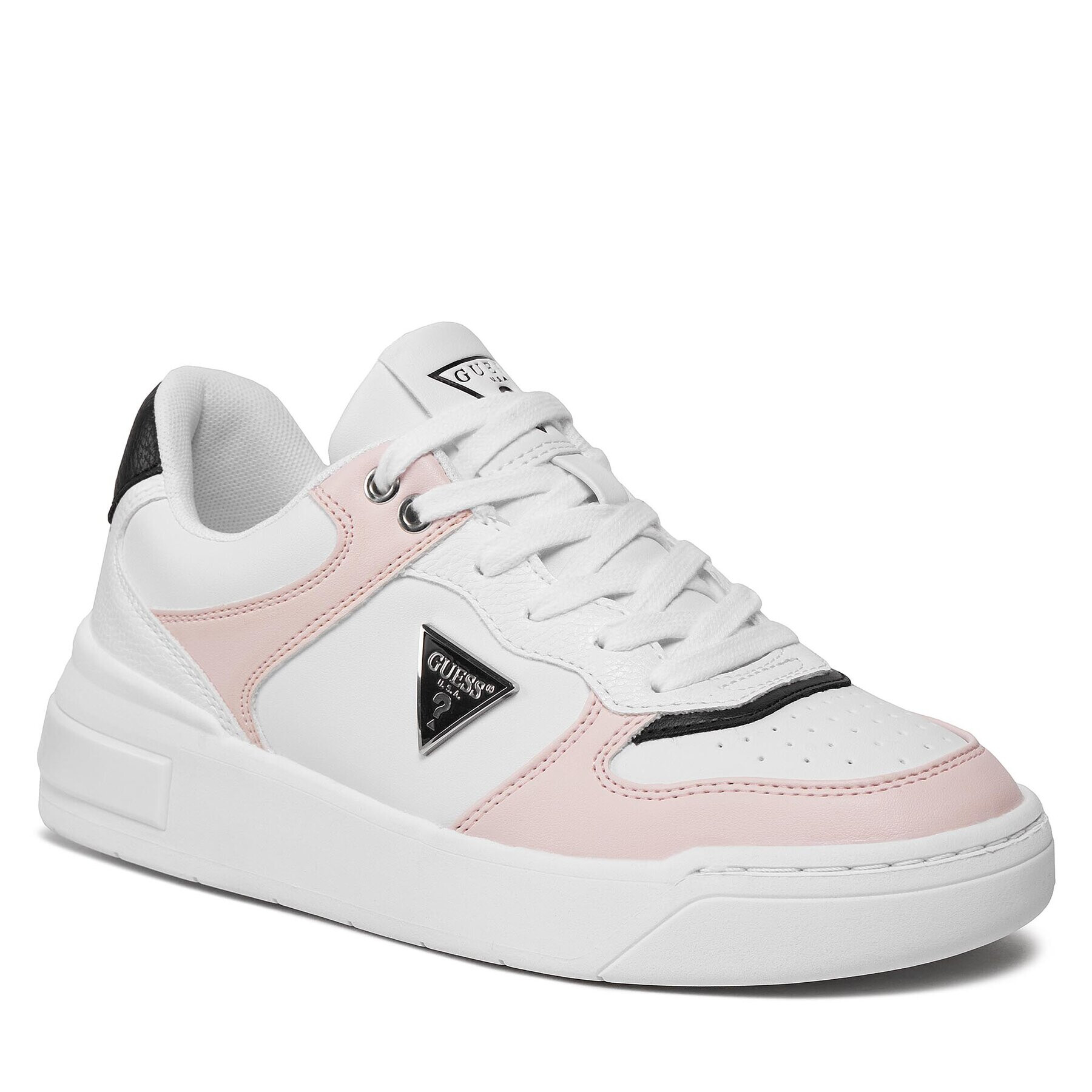 Guess Сникърси Clarkz2 FLPCLK ELE12 Бял - Pepit.bg