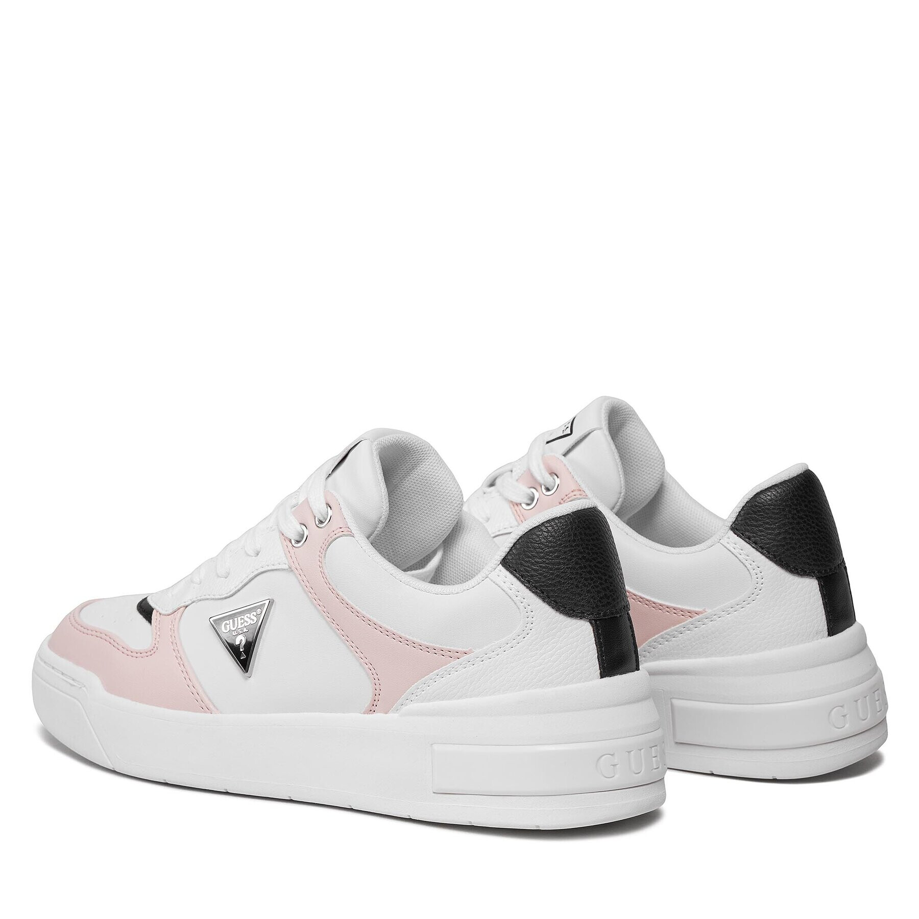 Guess Сникърси Clarkz2 FLPCLK ELE12 Бял - Pepit.bg