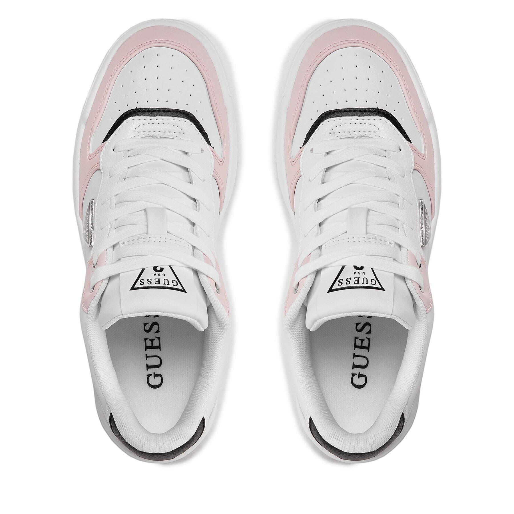 Guess Сникърси Clarkz2 FLPCLK ELE12 Бял - Pepit.bg