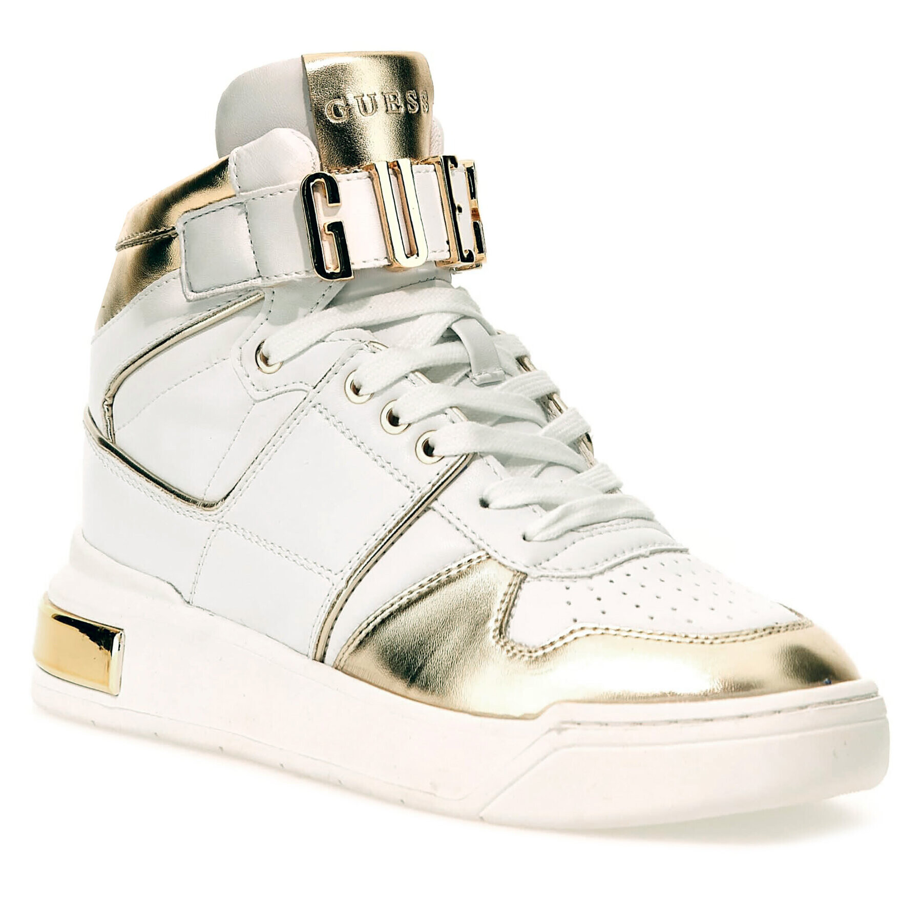 Guess Сникърси Corten FL5CTN ELE12 Бял - Pepit.bg