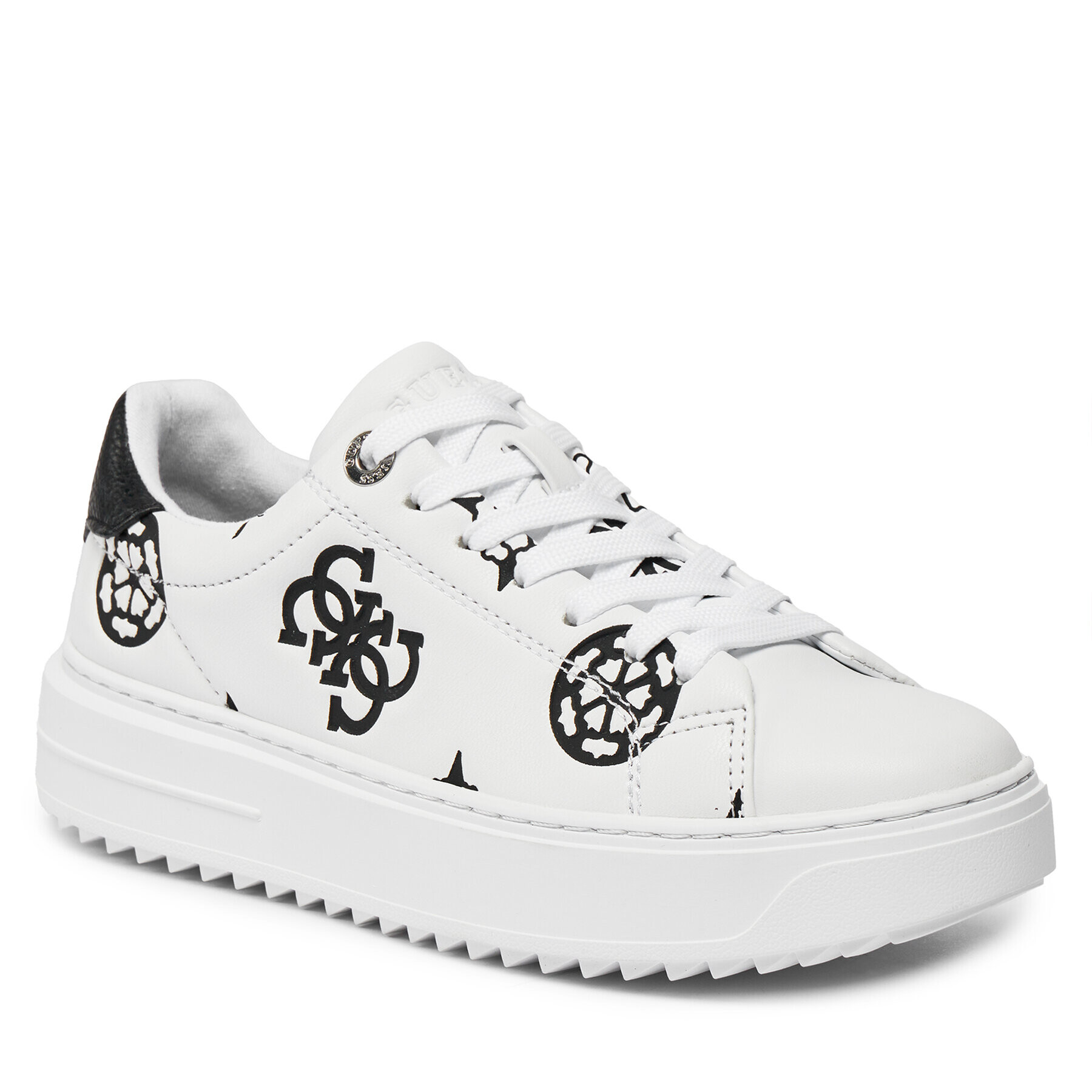 Guess Сникърси Denesa4 FLPDS4 FAL12 Бял - Pepit.bg