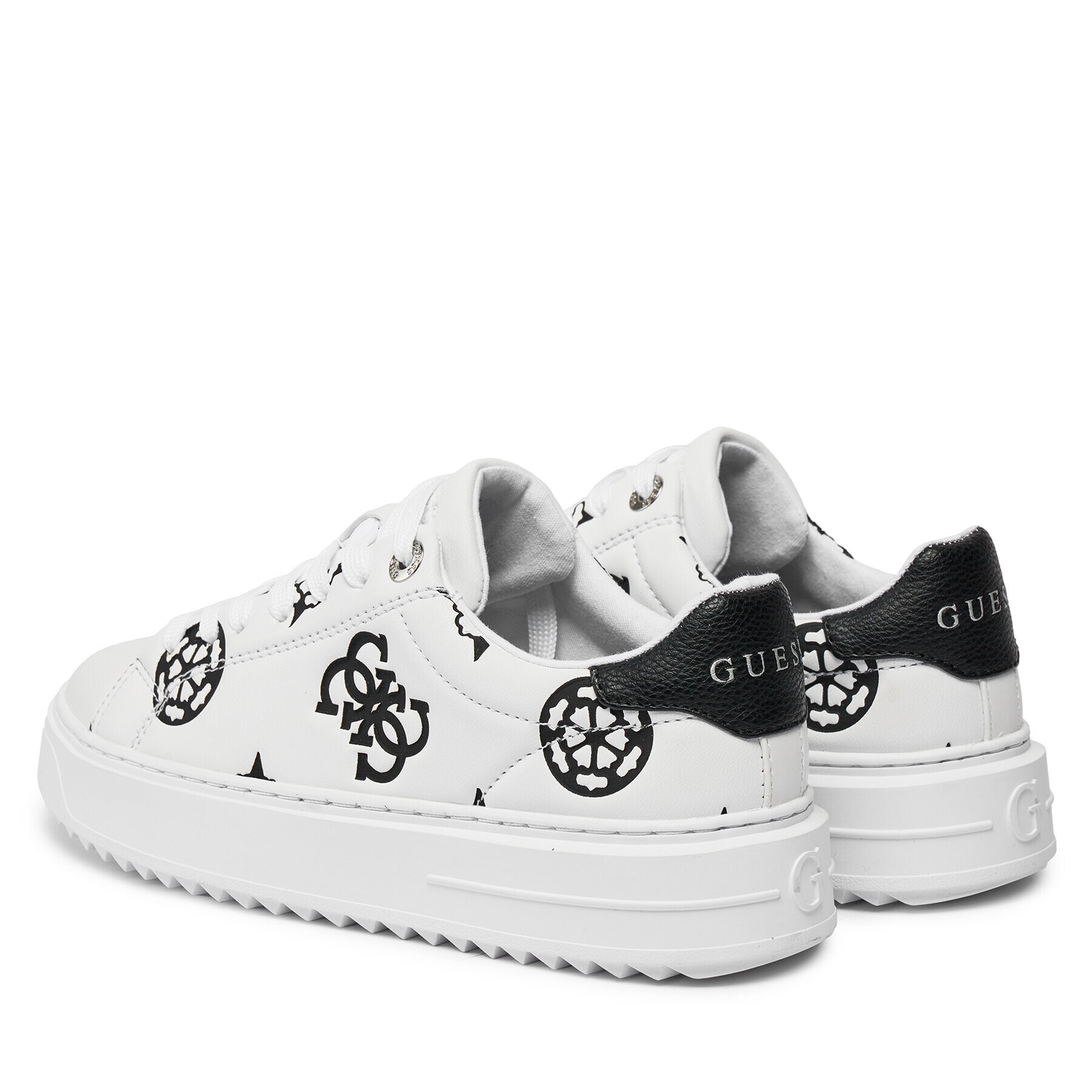 Guess Сникърси Denesa4 FLPDS4 FAL12 Бял - Pepit.bg