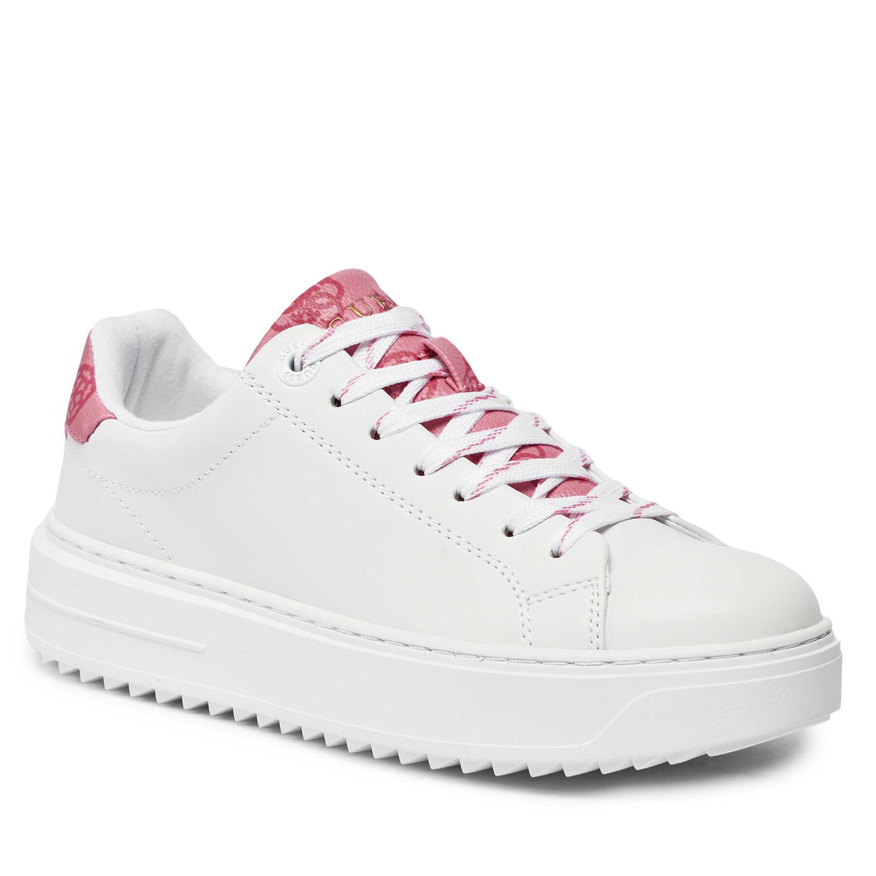 Guess Сникърси Denesa4 FLPDS4 FAL12 Бял - Pepit.bg